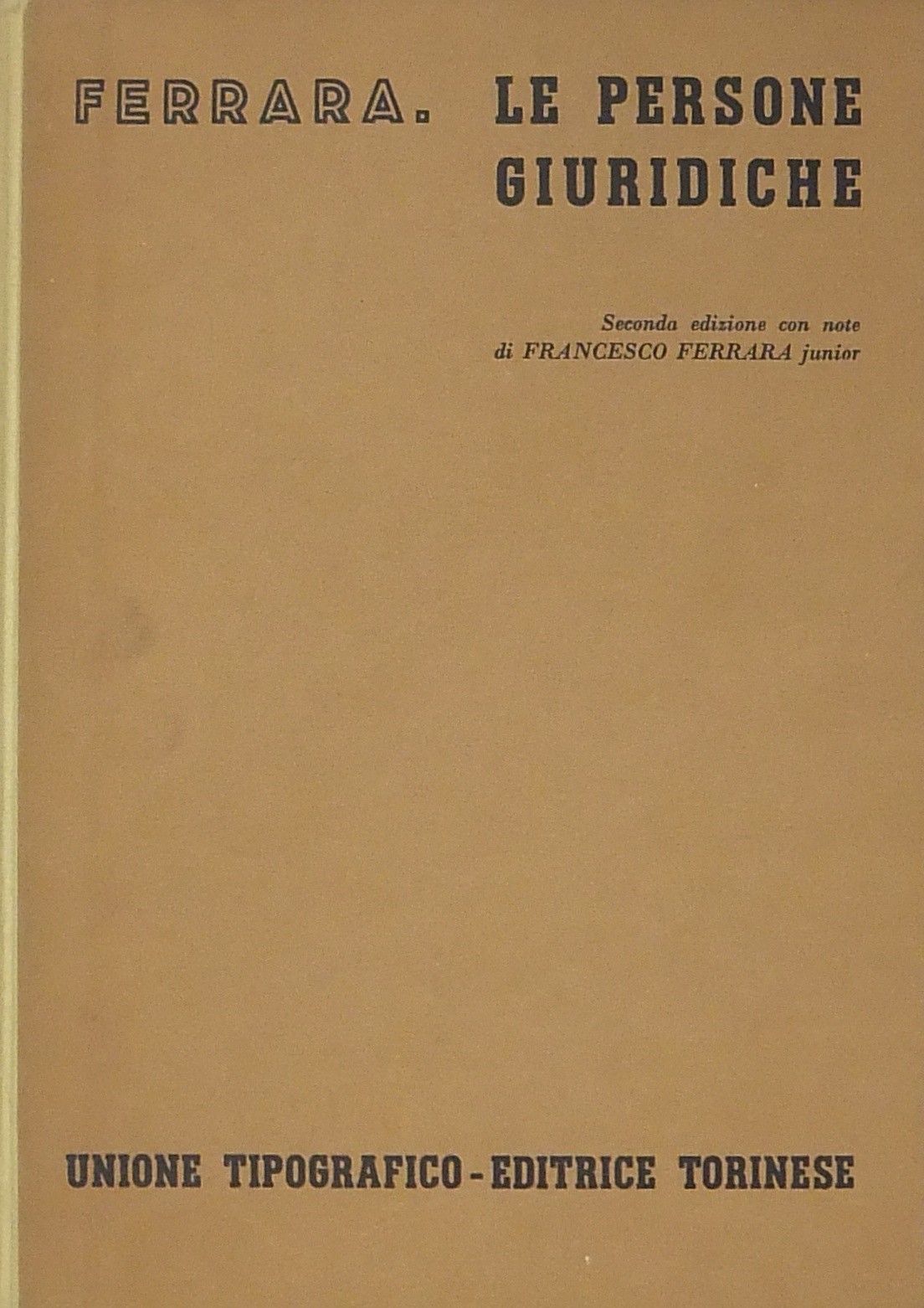 Le persone giuridiche