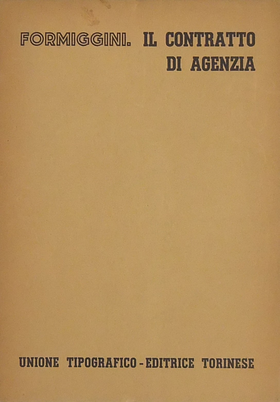 Il contratto di agenzia