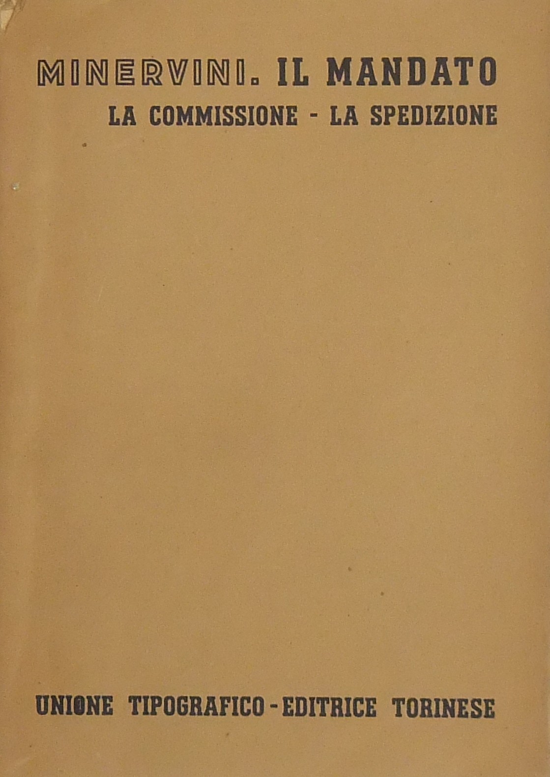 Il mandato la commissione la spedizione