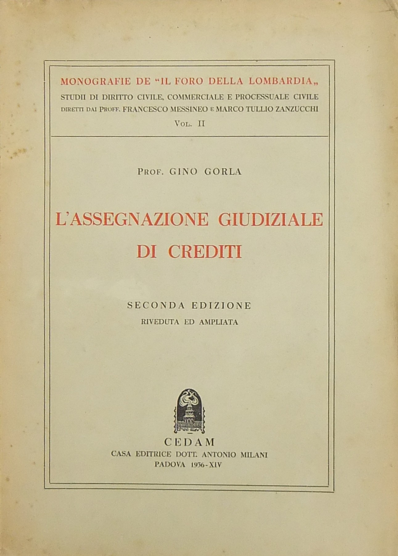 L'assegnazione giudiziale di crediti