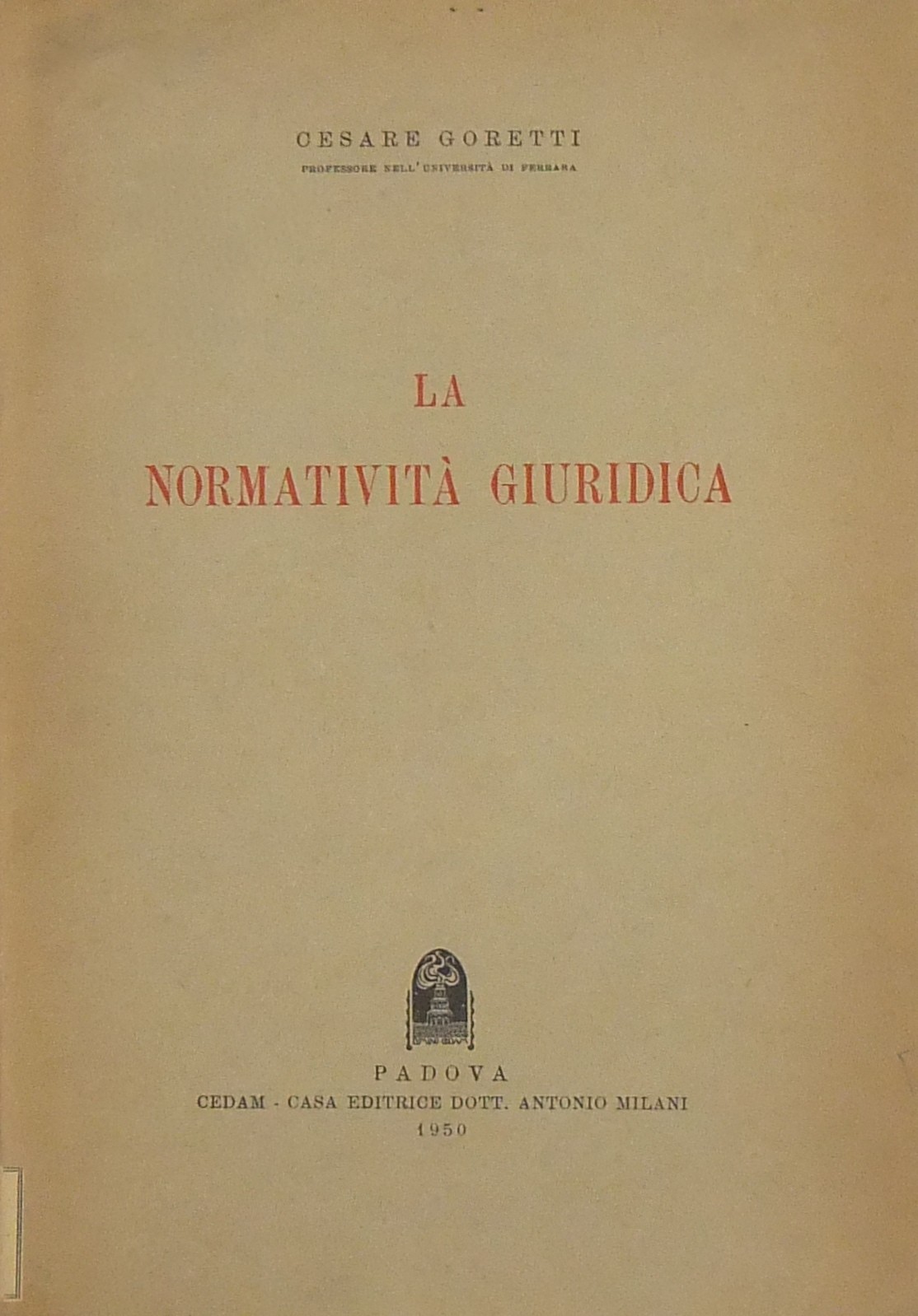 La normatività giuridica