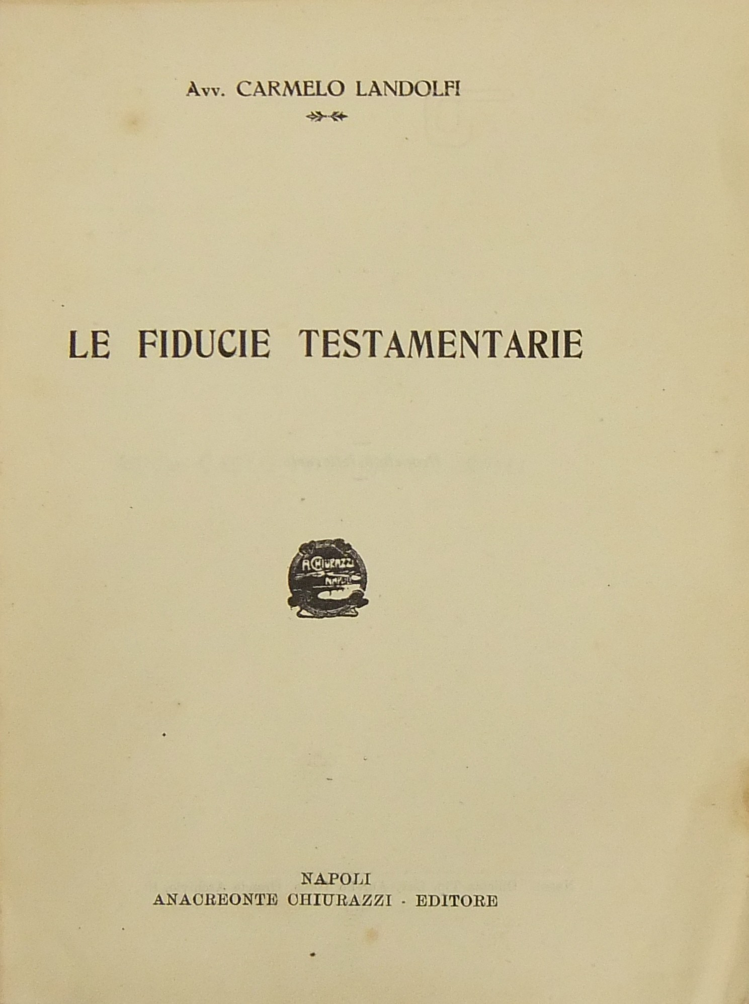 Le fiducie testamentarie