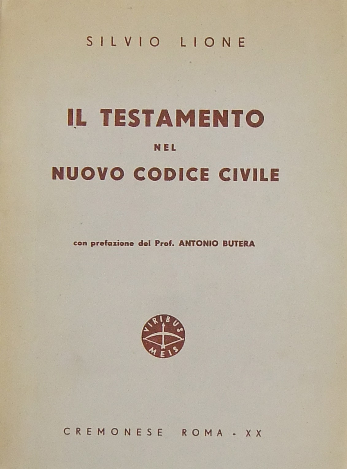 Il testamento nel nuovo codice civile. Con prefazi
