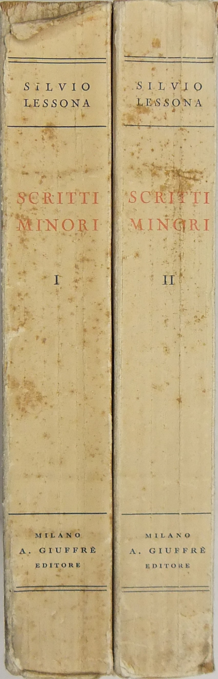 Scritti minori. Raccolti ed ordinati a cura della