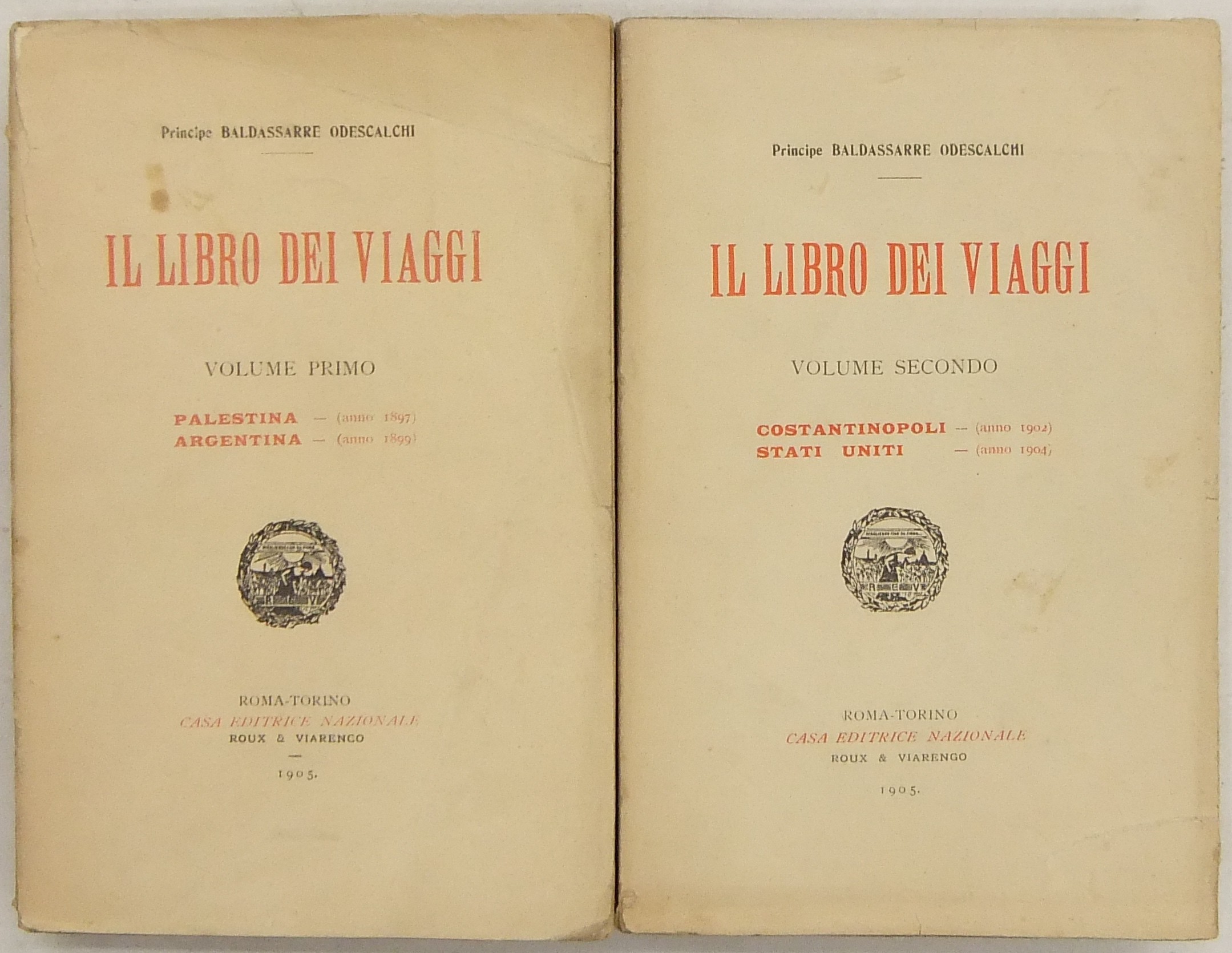 Il libro dei viaggi. Vol. I - Palestina (1897) Arg