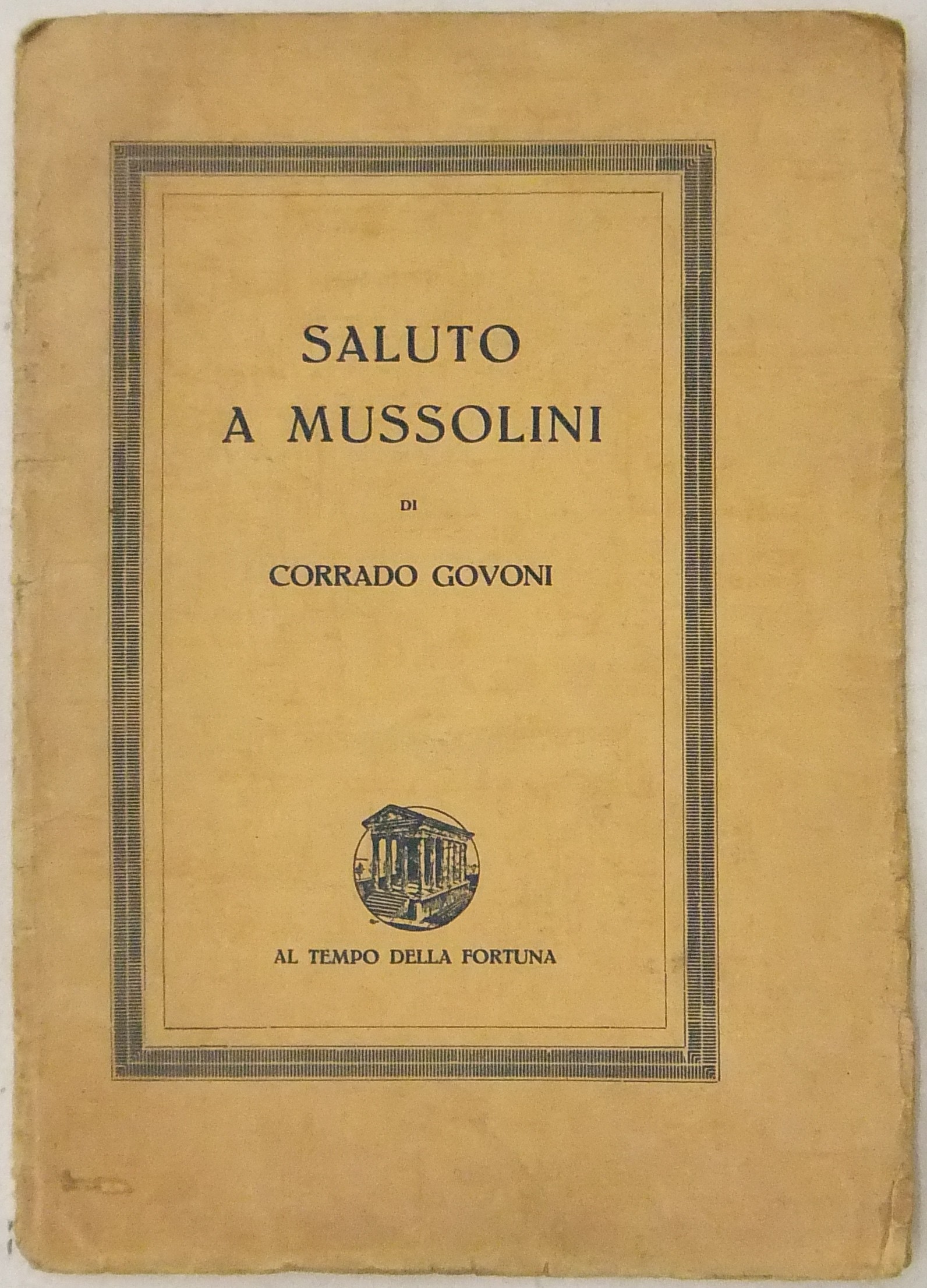 Saluto a Mussolini