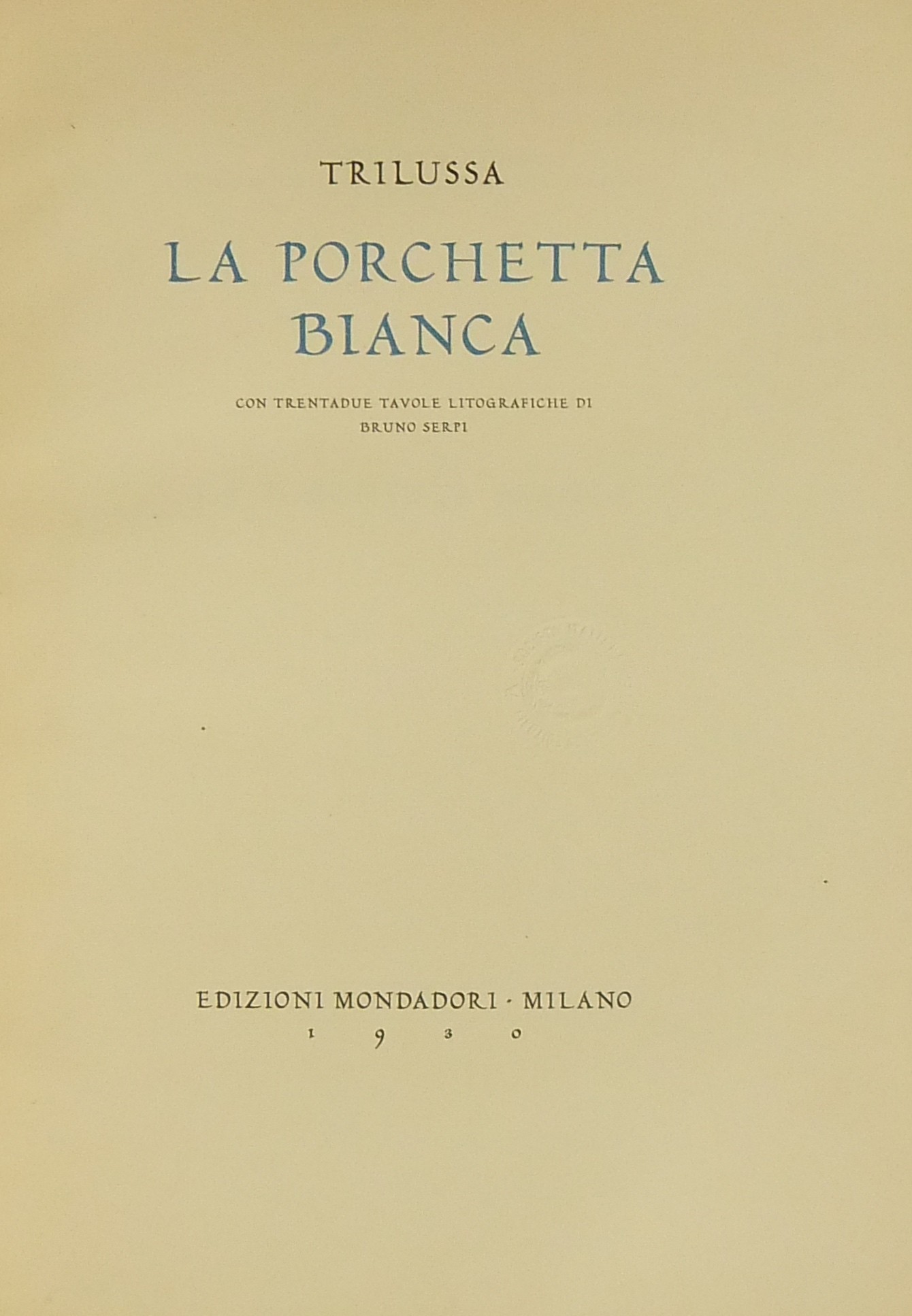 La porchetta bianca