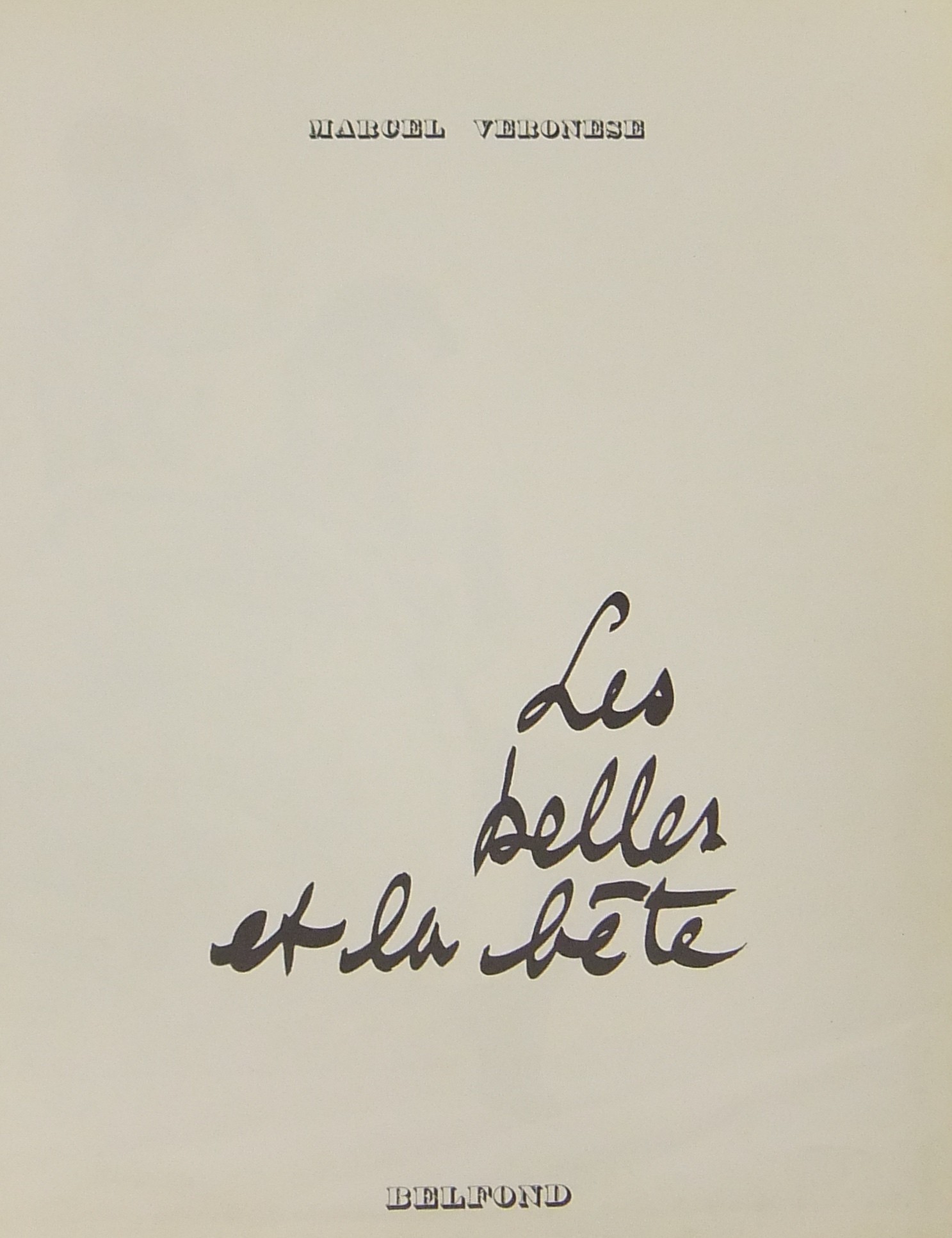 Les belles et la bete