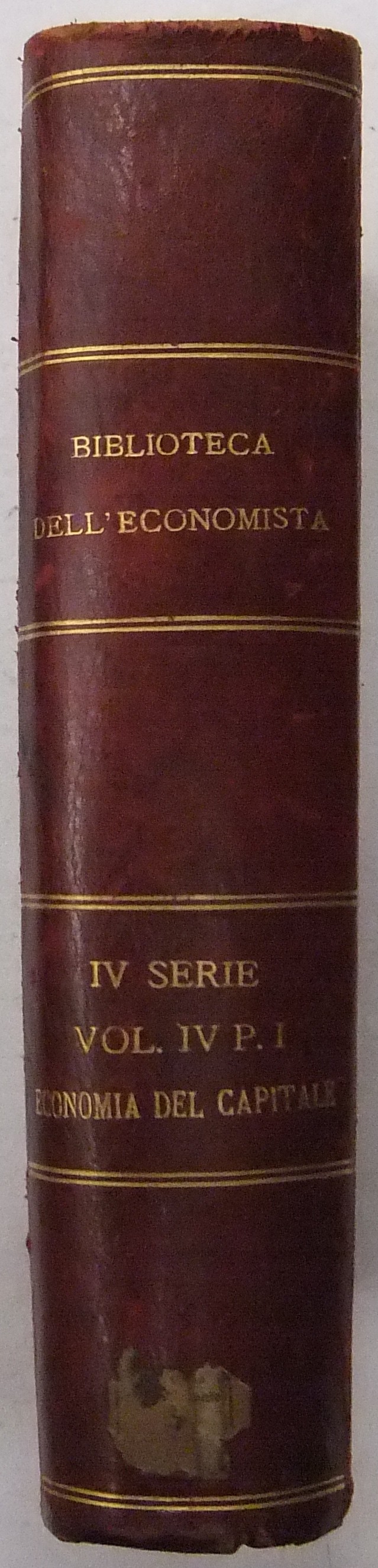 Economia del capitale. La grande intrapresa e il progresso economico e sociale (Schulze-Gaevernitz). 