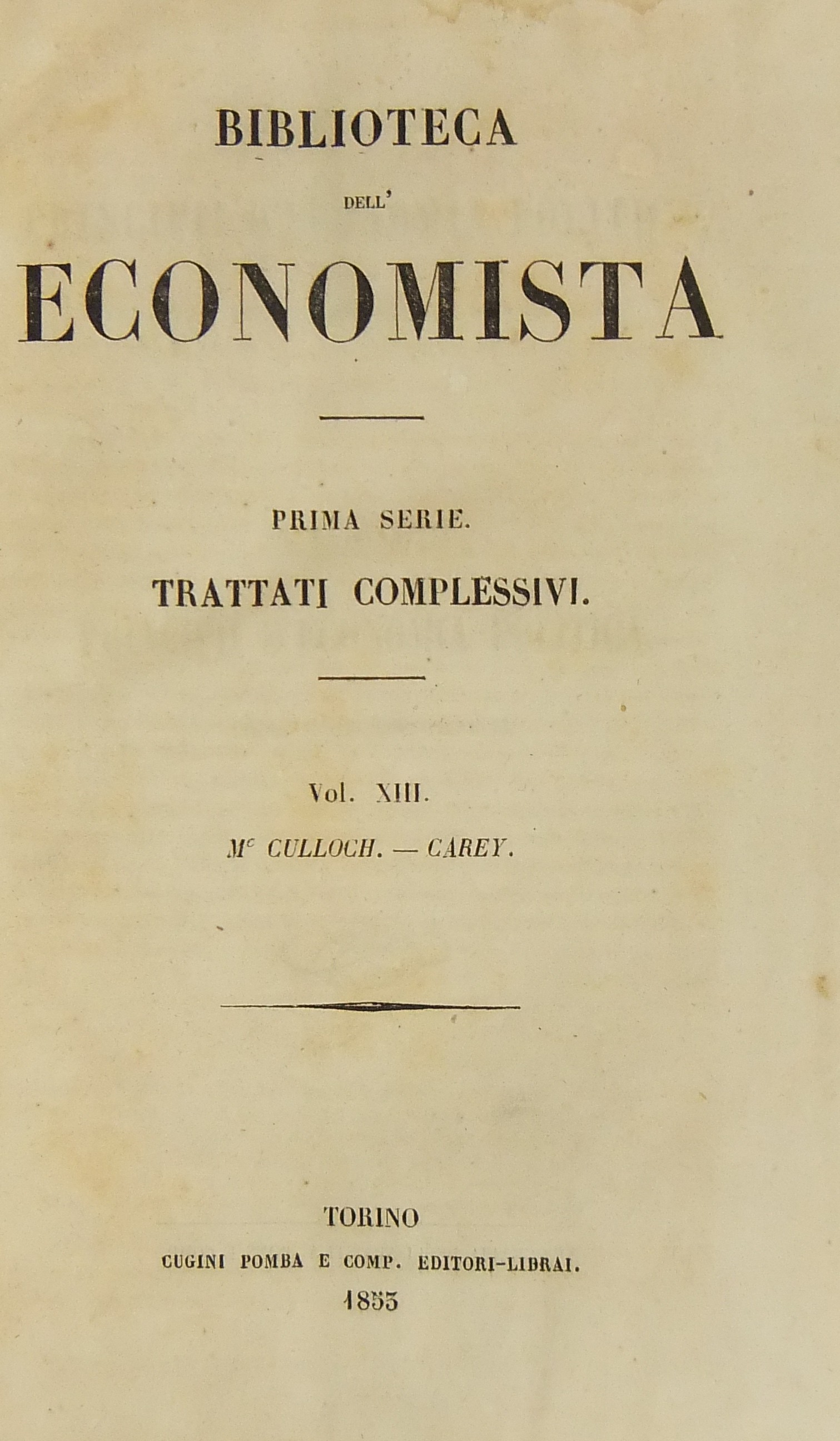 Principii d'economia politica. 