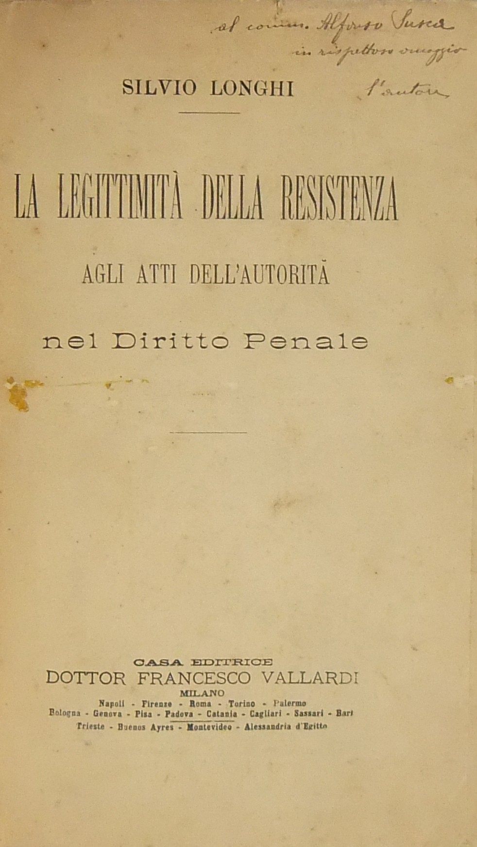 La legittimità della resistenza agli atti dell'aut
