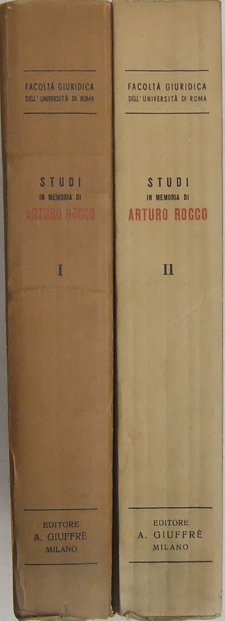 Studi in memoria di Arturo Rocco