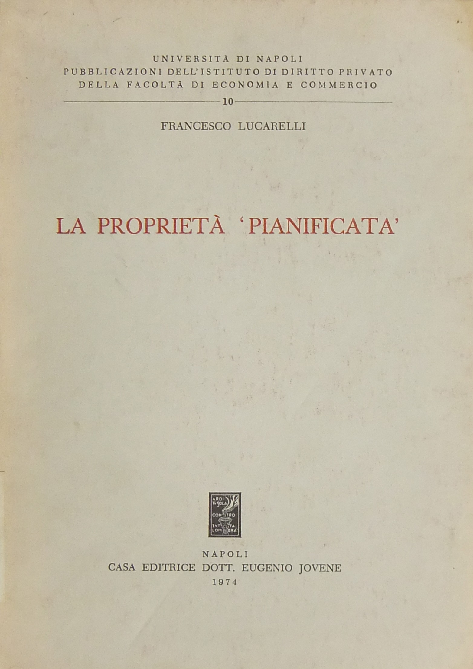 La proprietà pianificata