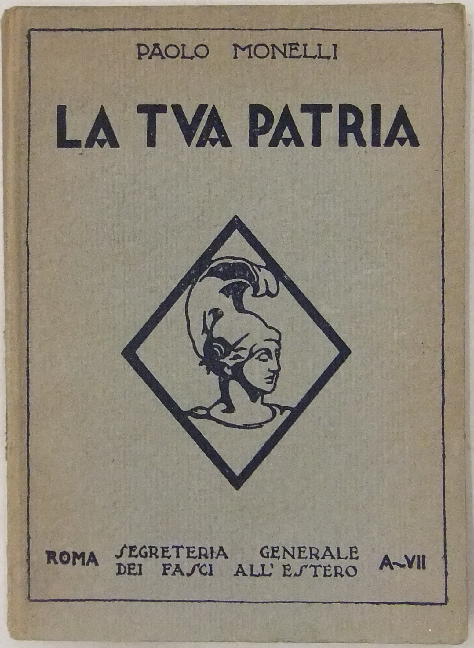 La tua patria. Disegni e copertina di Publio Morbi
