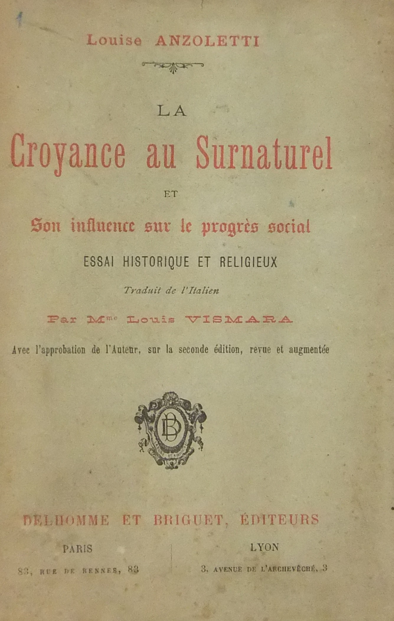 La croyance au surnaturel et son influence sur le