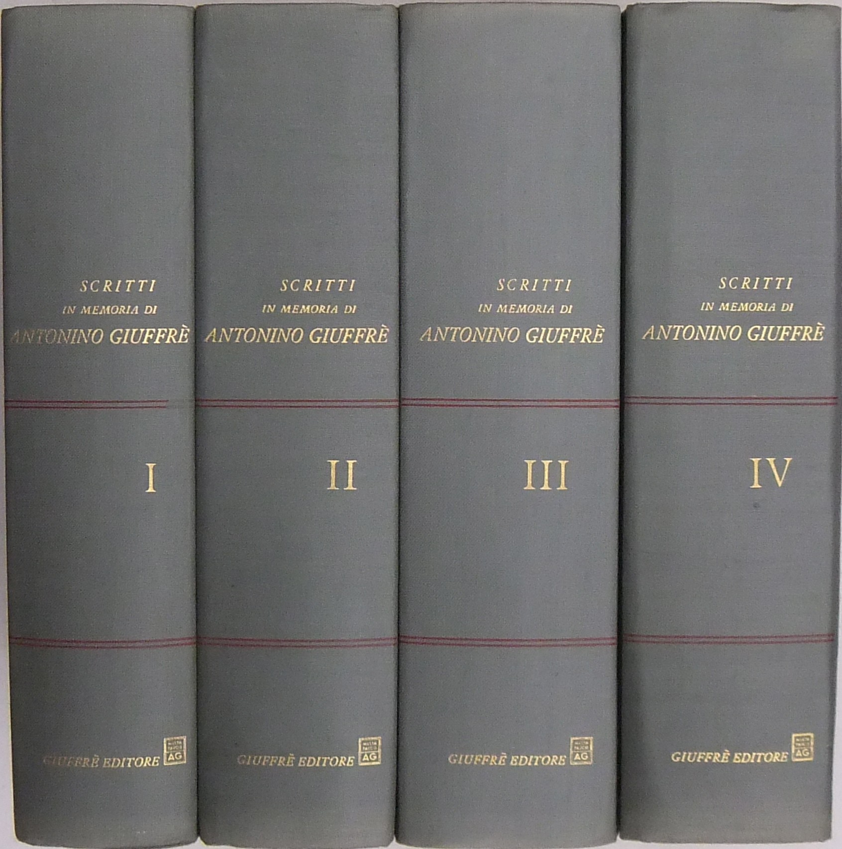 Scritti in memoria di Antonino Giuffrè.