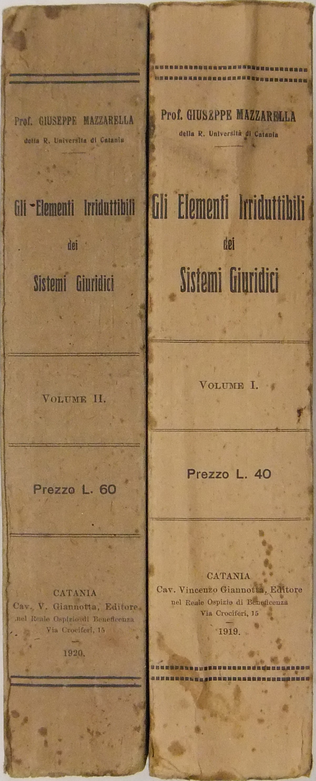 Gli elementi irriduttibili dei sistemi giuridici