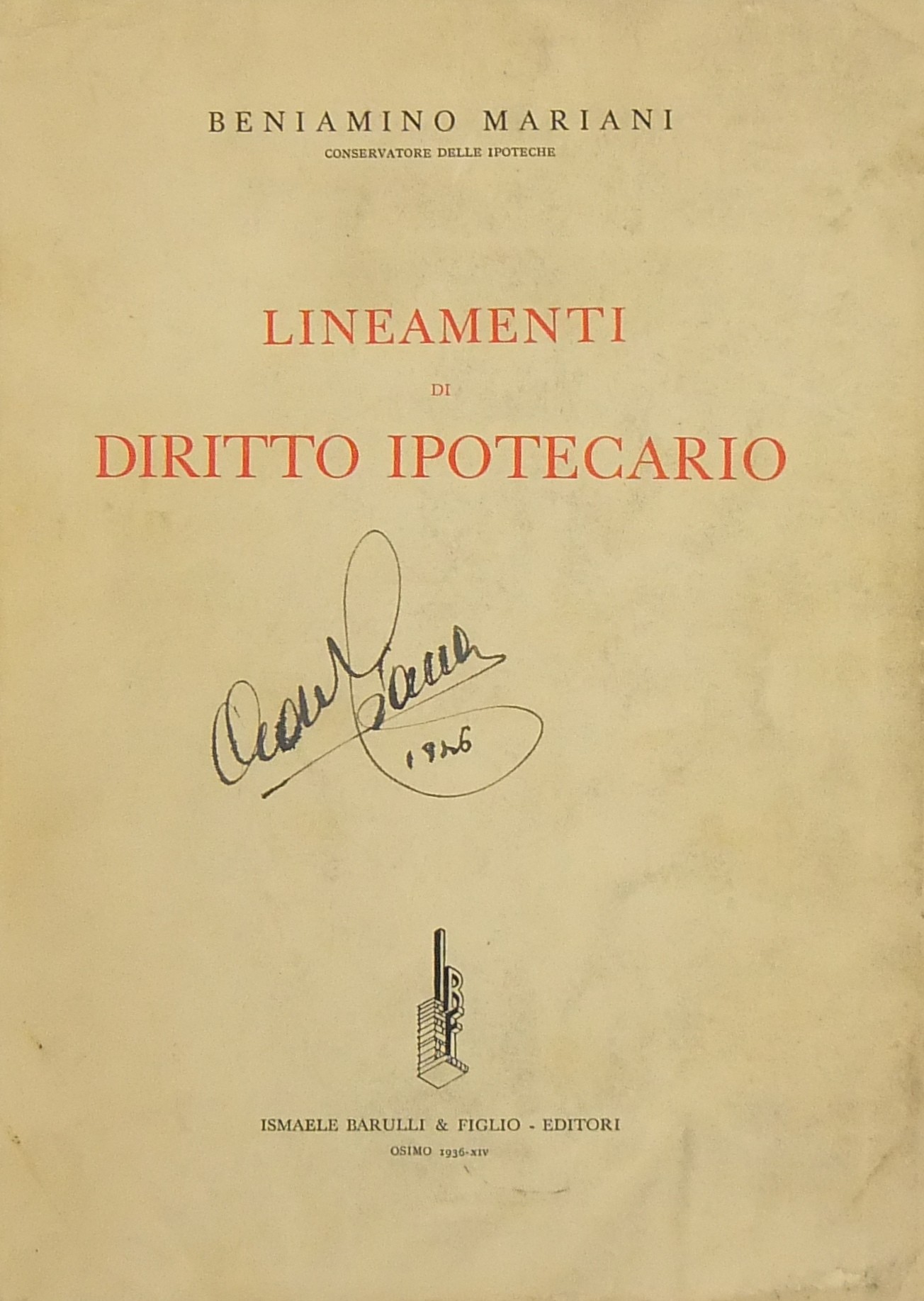 Lineamenti di diritto ipotecario