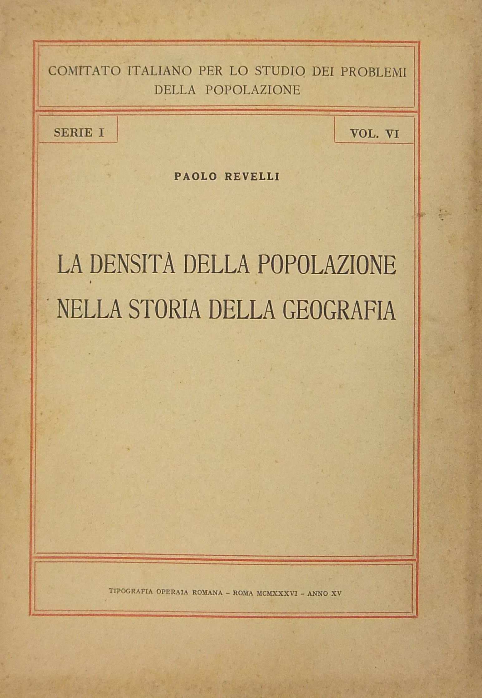 La densità della popolazione nella storia della ge