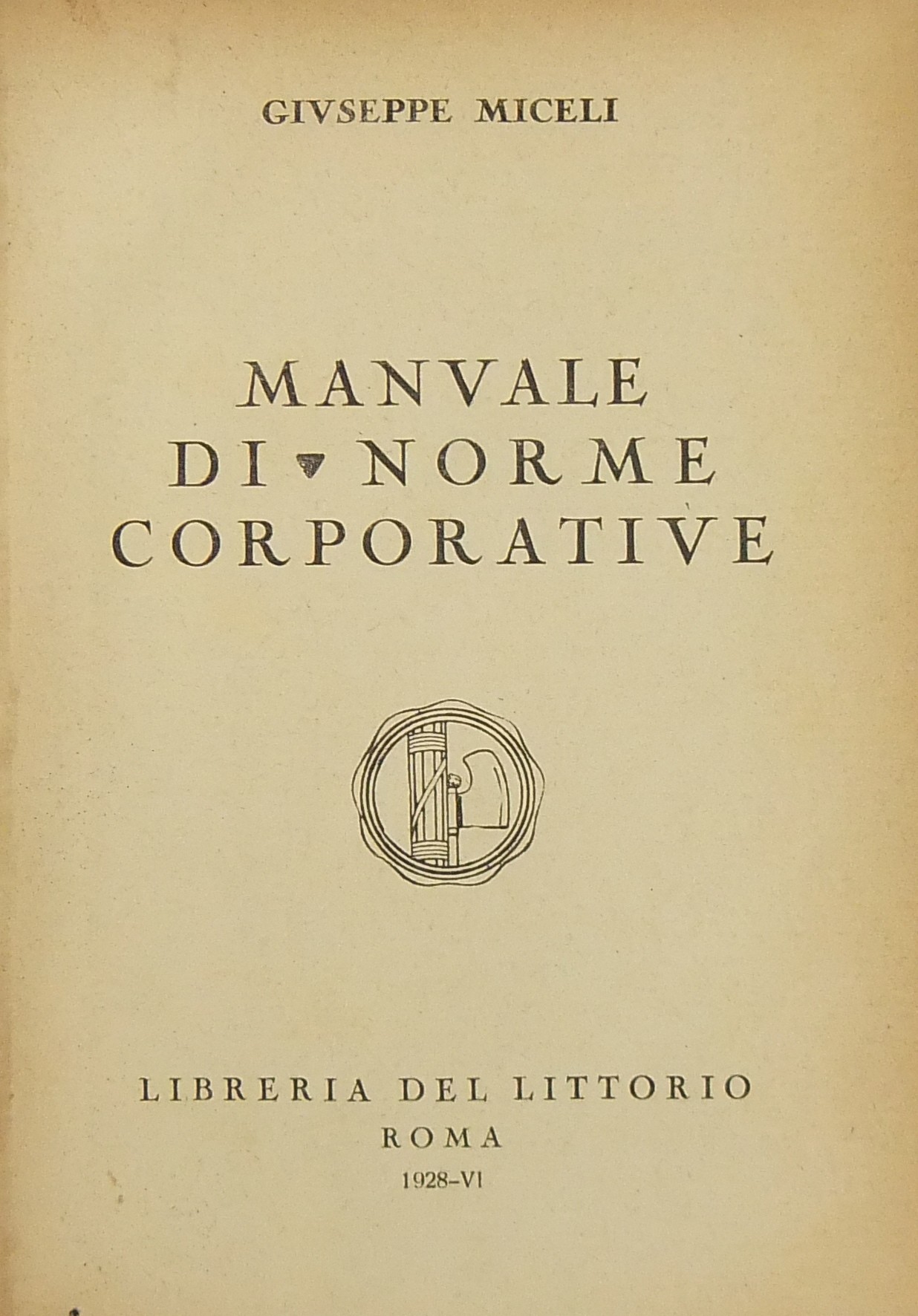 Manuale di norme corporative