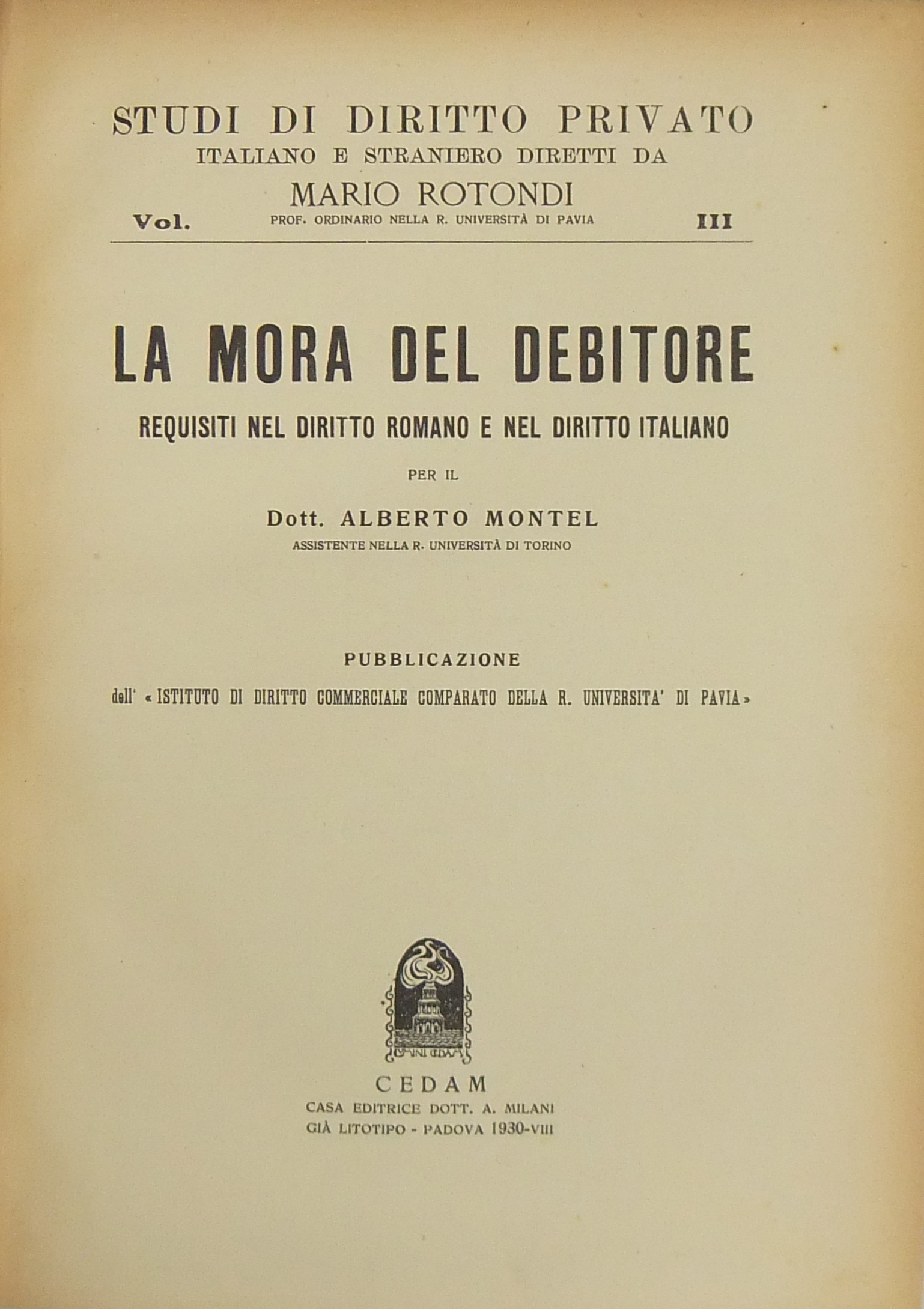 La mora del debitore. Requisiti nel diritto romano