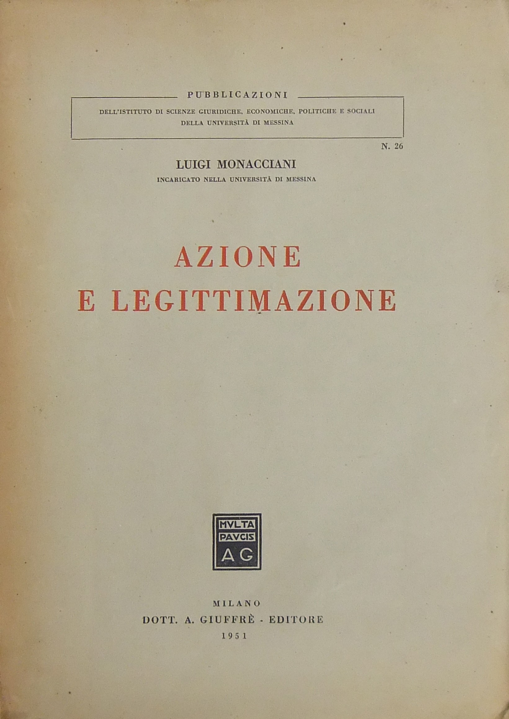 Azione e legittimazione