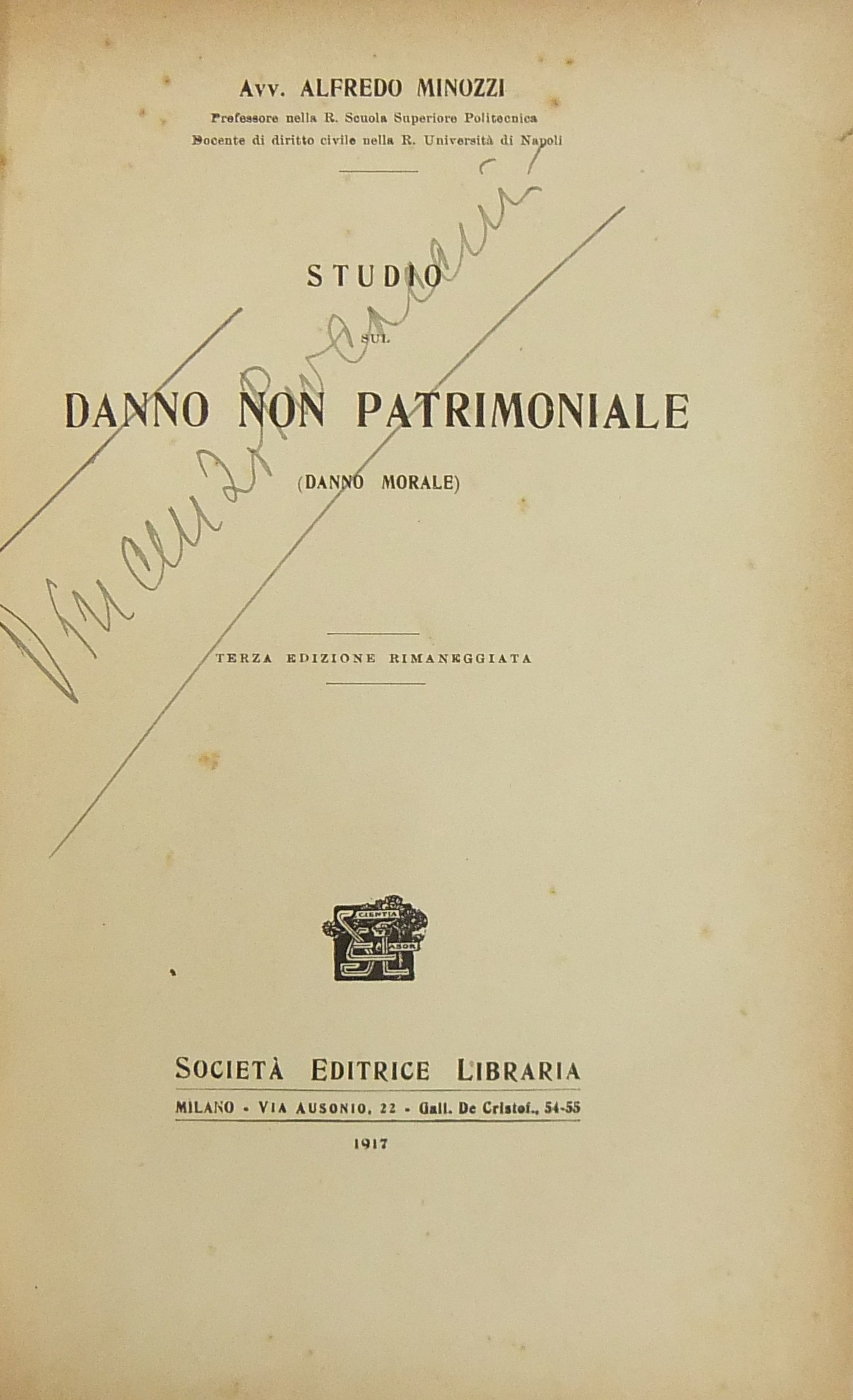 Studio sul danno non patrimoniale (danno morale)