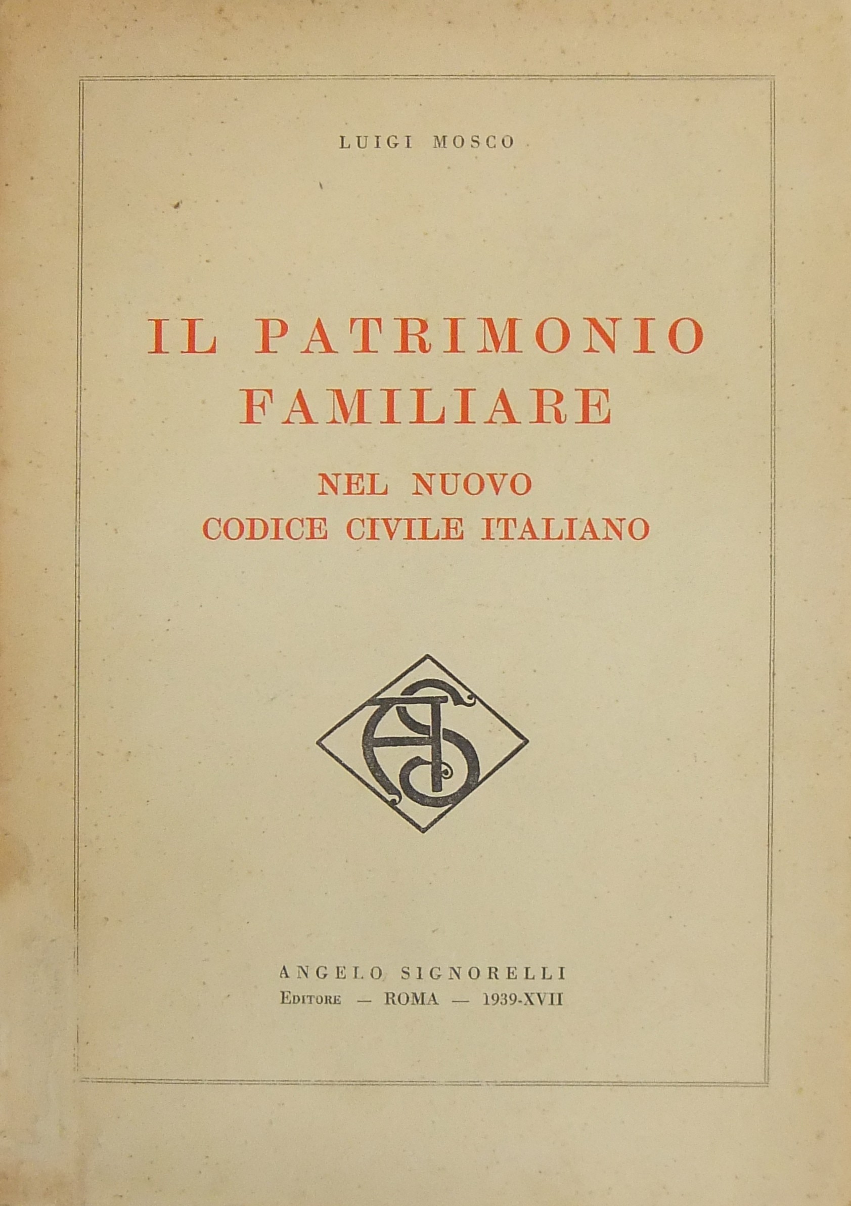 Il patrimonio familiare nel nuovo codice civile it