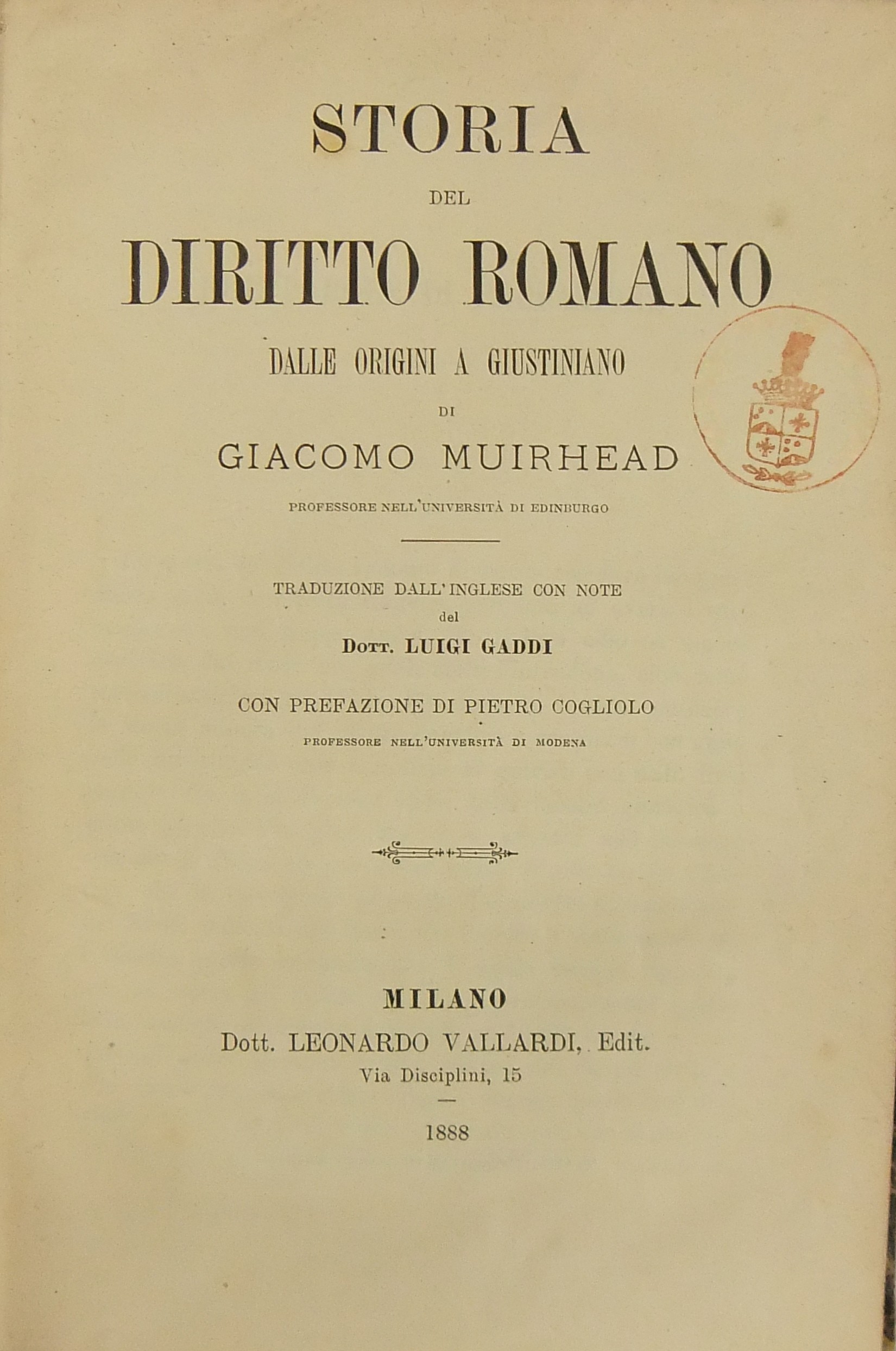Storia del diritto romano dalle origini a Giustiniano
