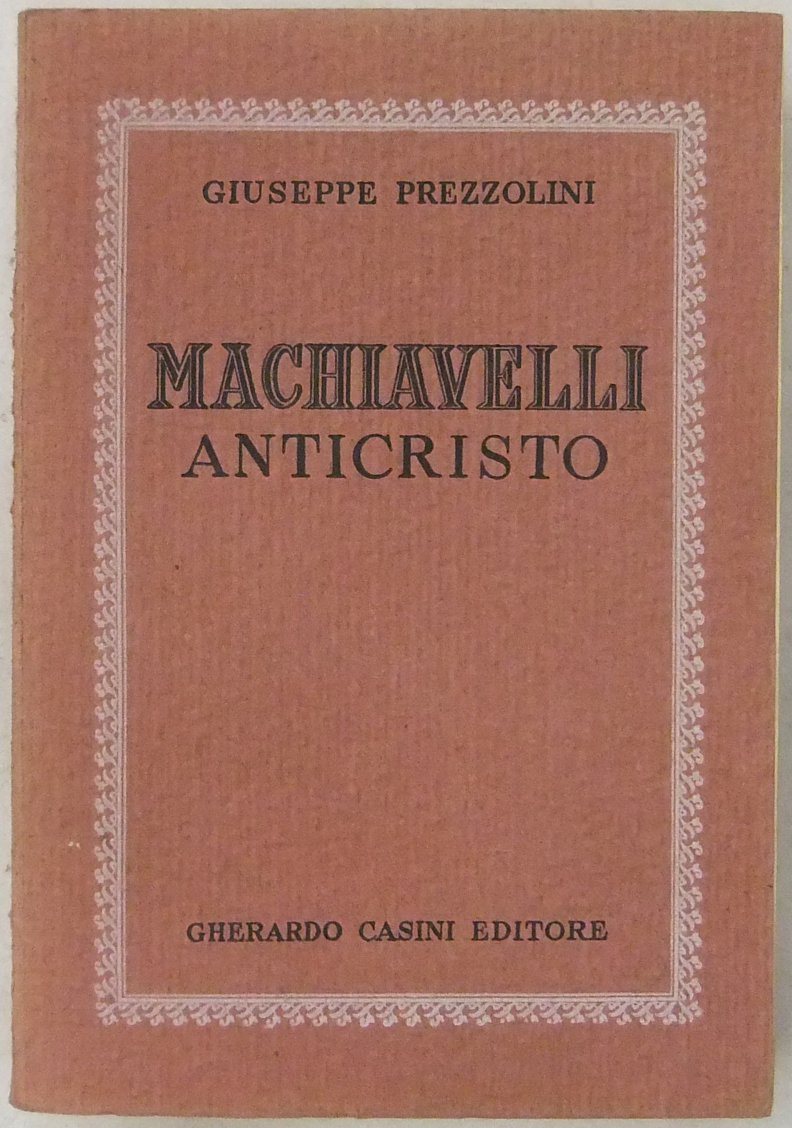 Machiavelli anticristo