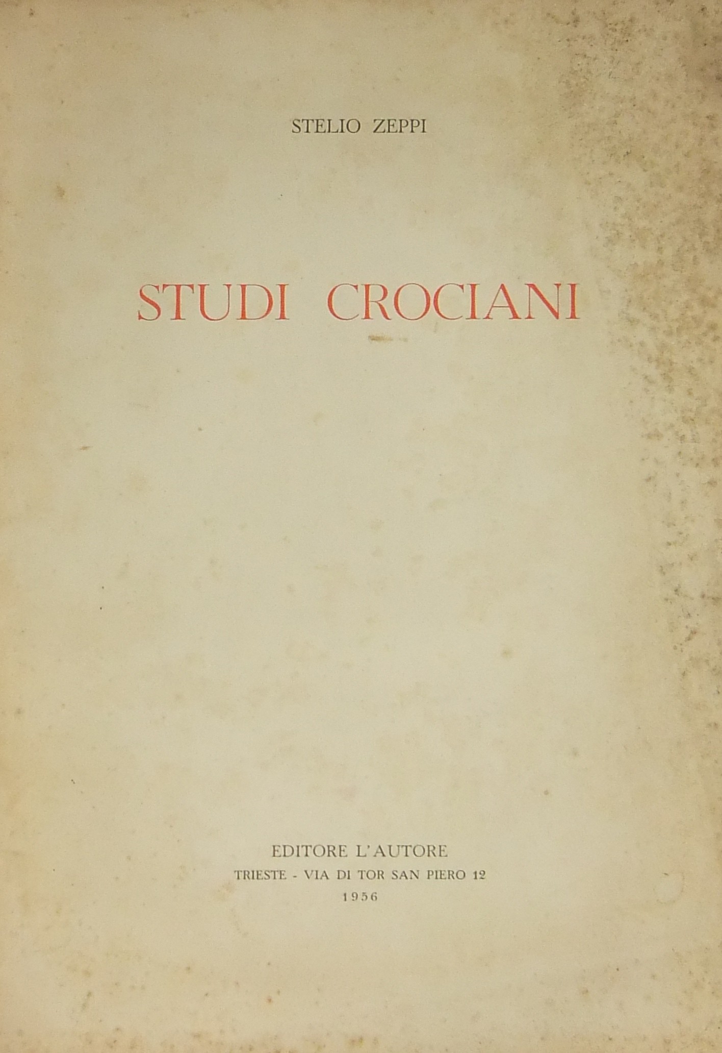 Studi crociani