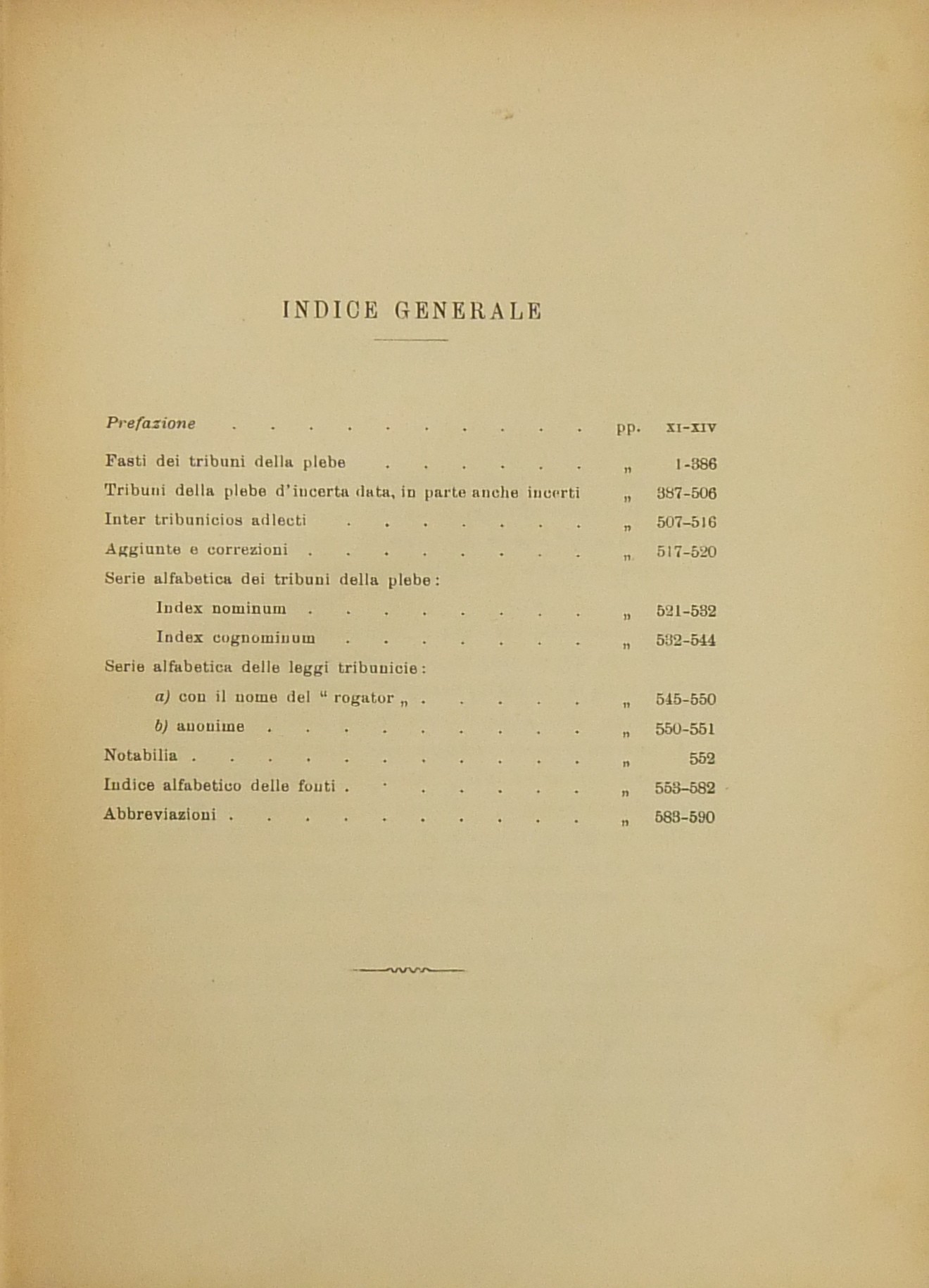 I fasti dei tribuni della plebe