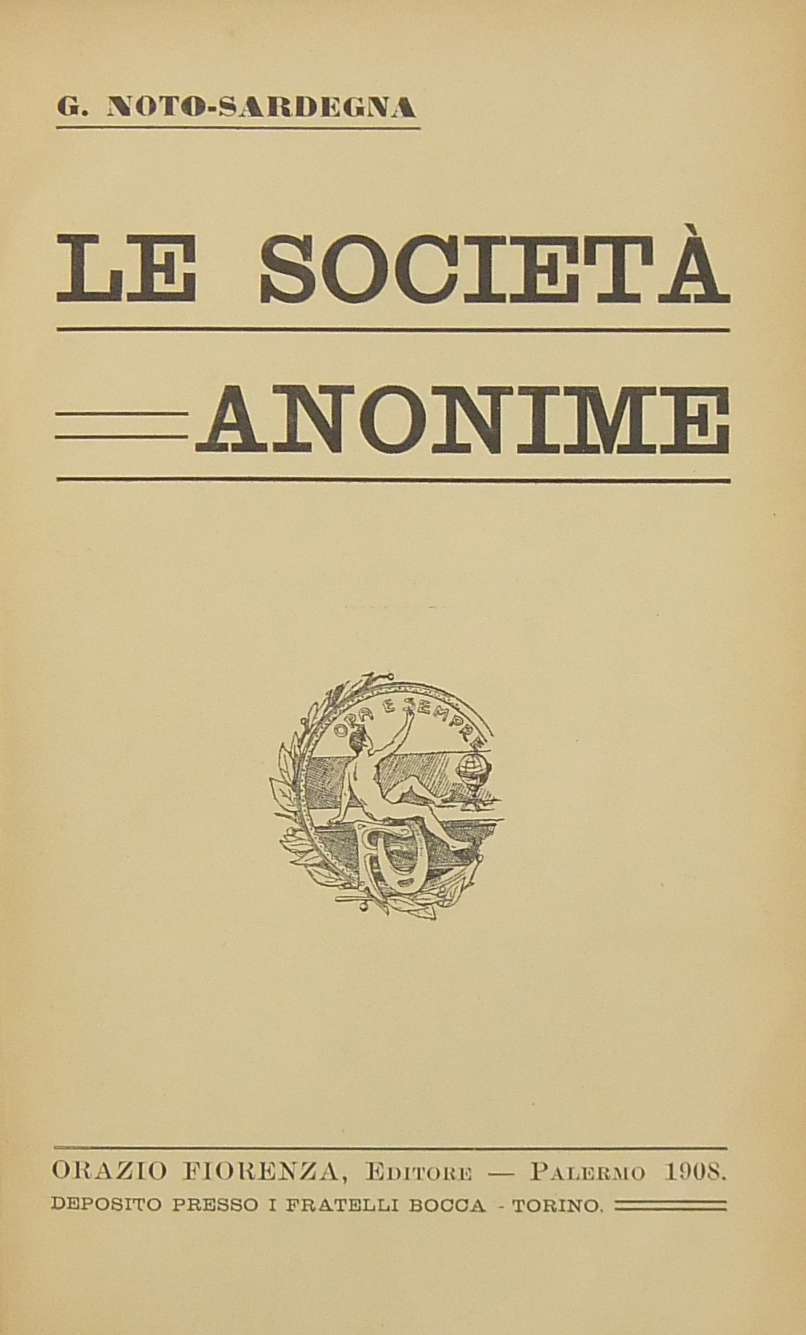Le società anonime