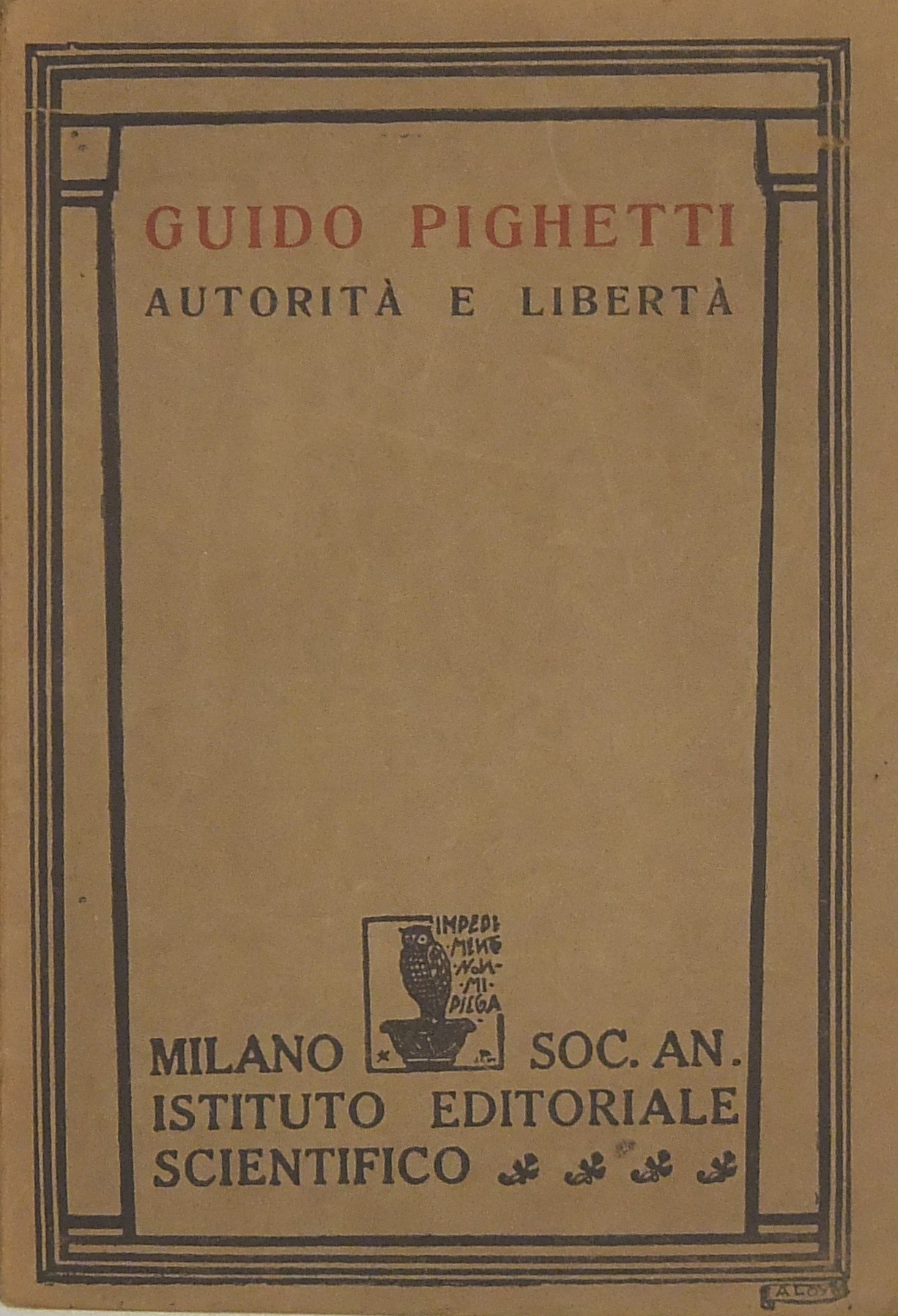 Autorità e libertà