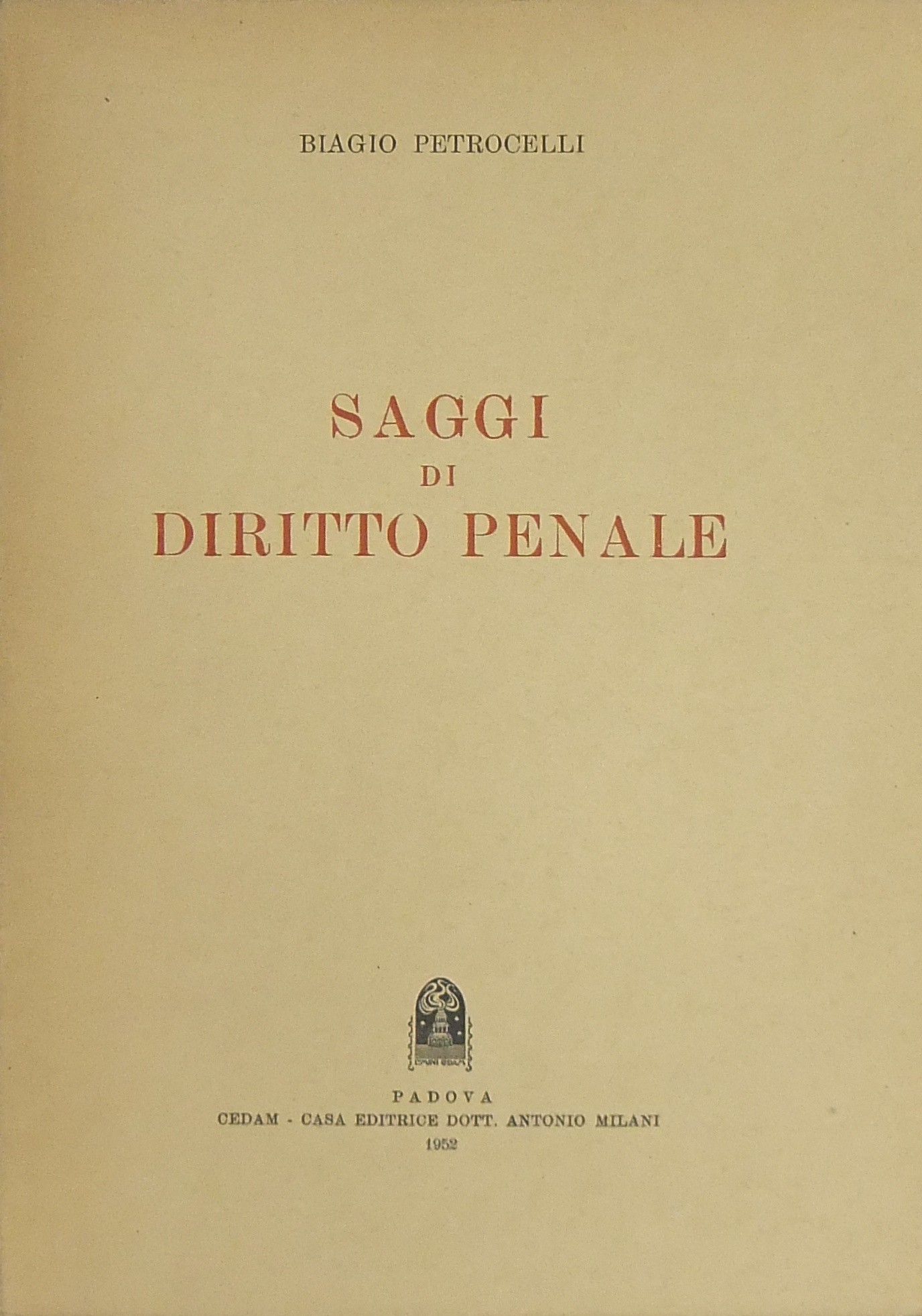Saggi di diritto penale