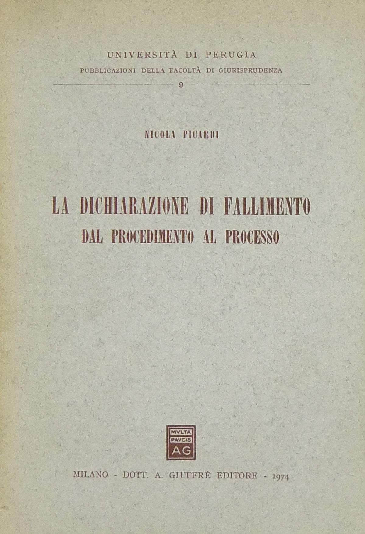 La dichiarazione di fallimento dal procedimento al