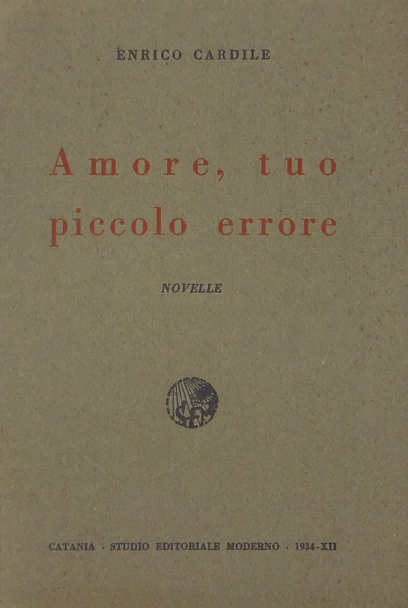 Amore tuo piccolo errore