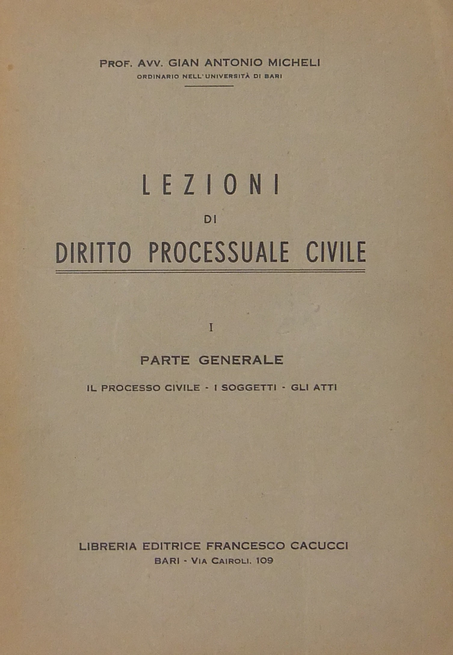 Lezioni di diritto processuale civile.