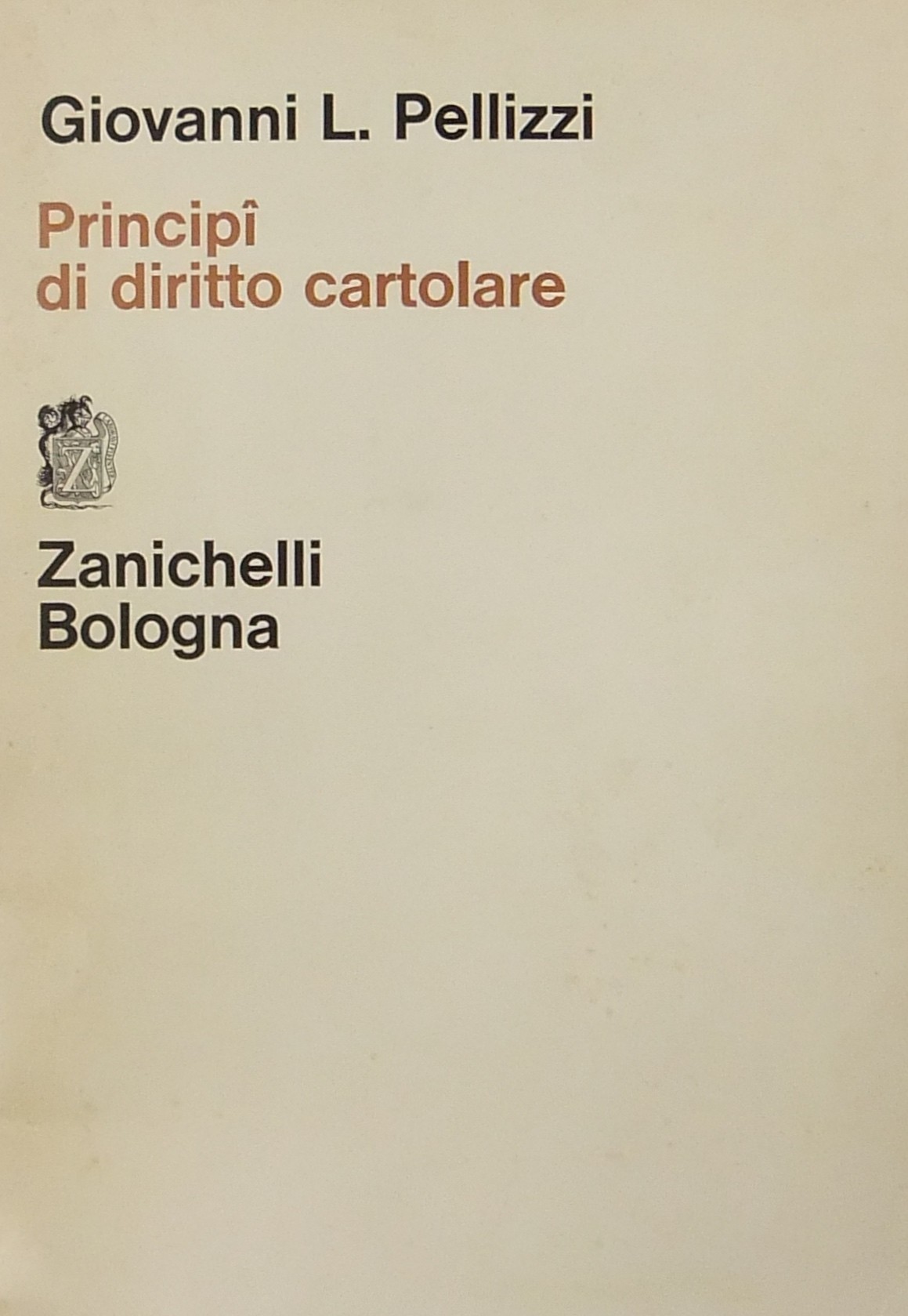 Principi di diritto cartolare
