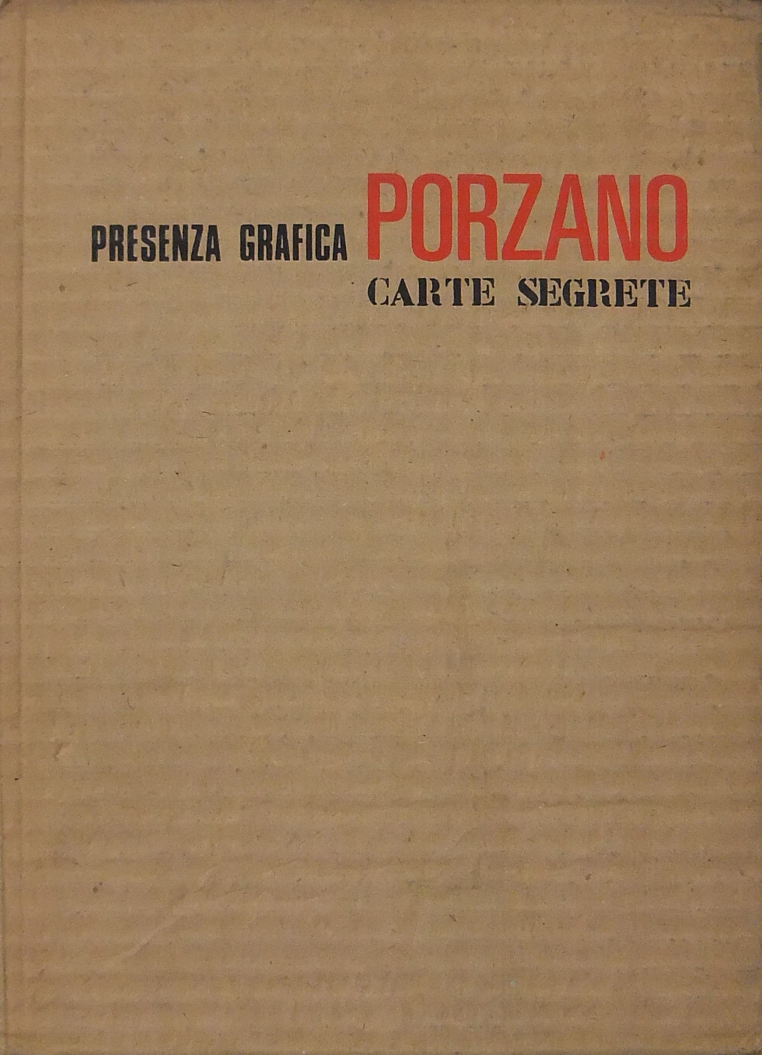Giacomo Porzano. Introduzione di Dario Micacchi