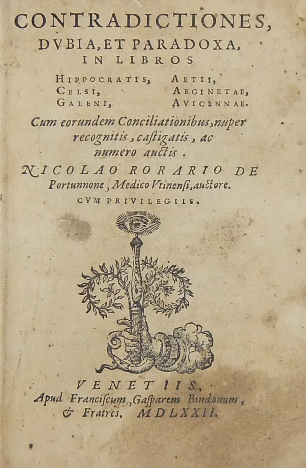 Contradictiones dubia et paradoxa in libros Hippoc