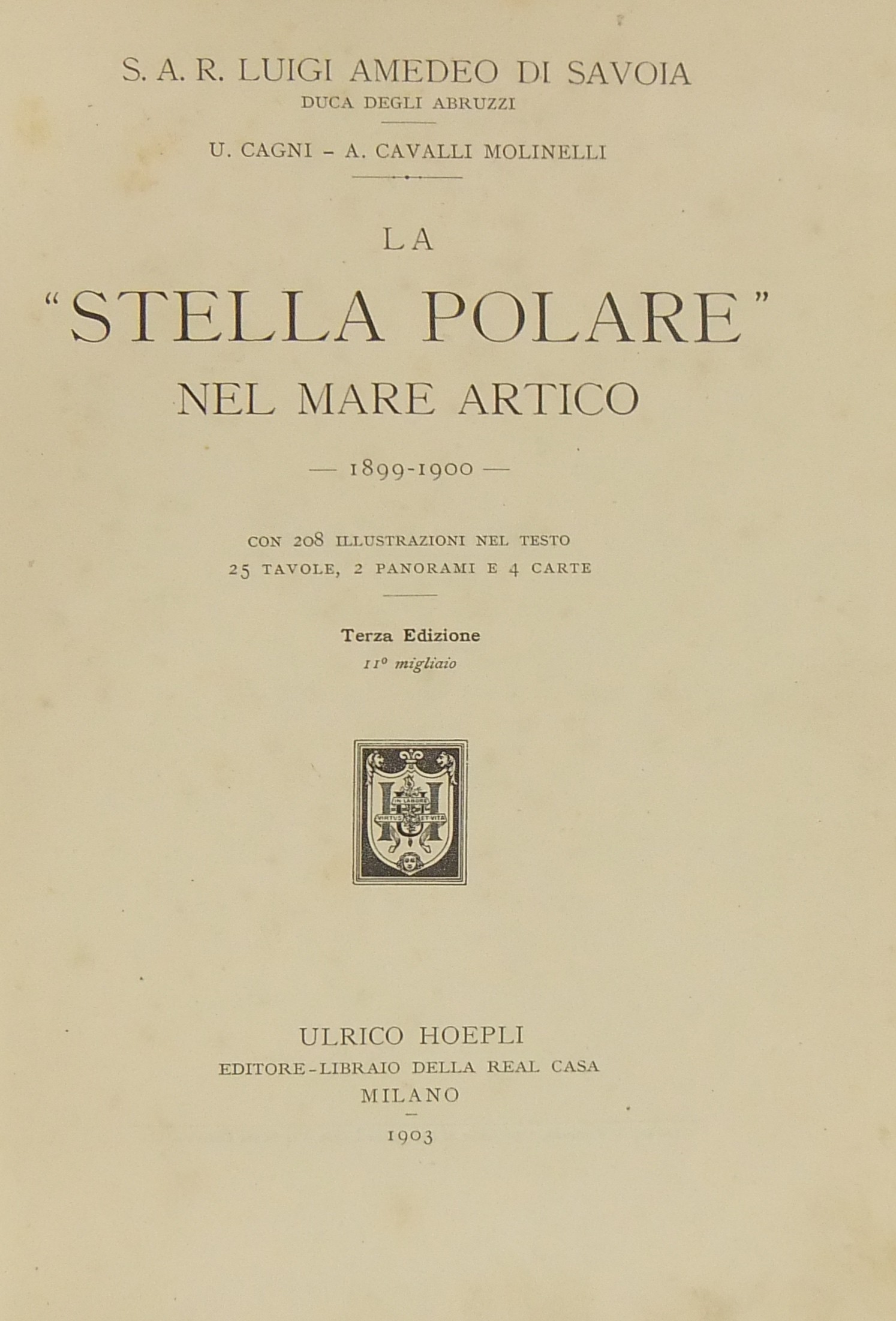 La Stella Polare nel Mare Artico 1899-1900. Con 20