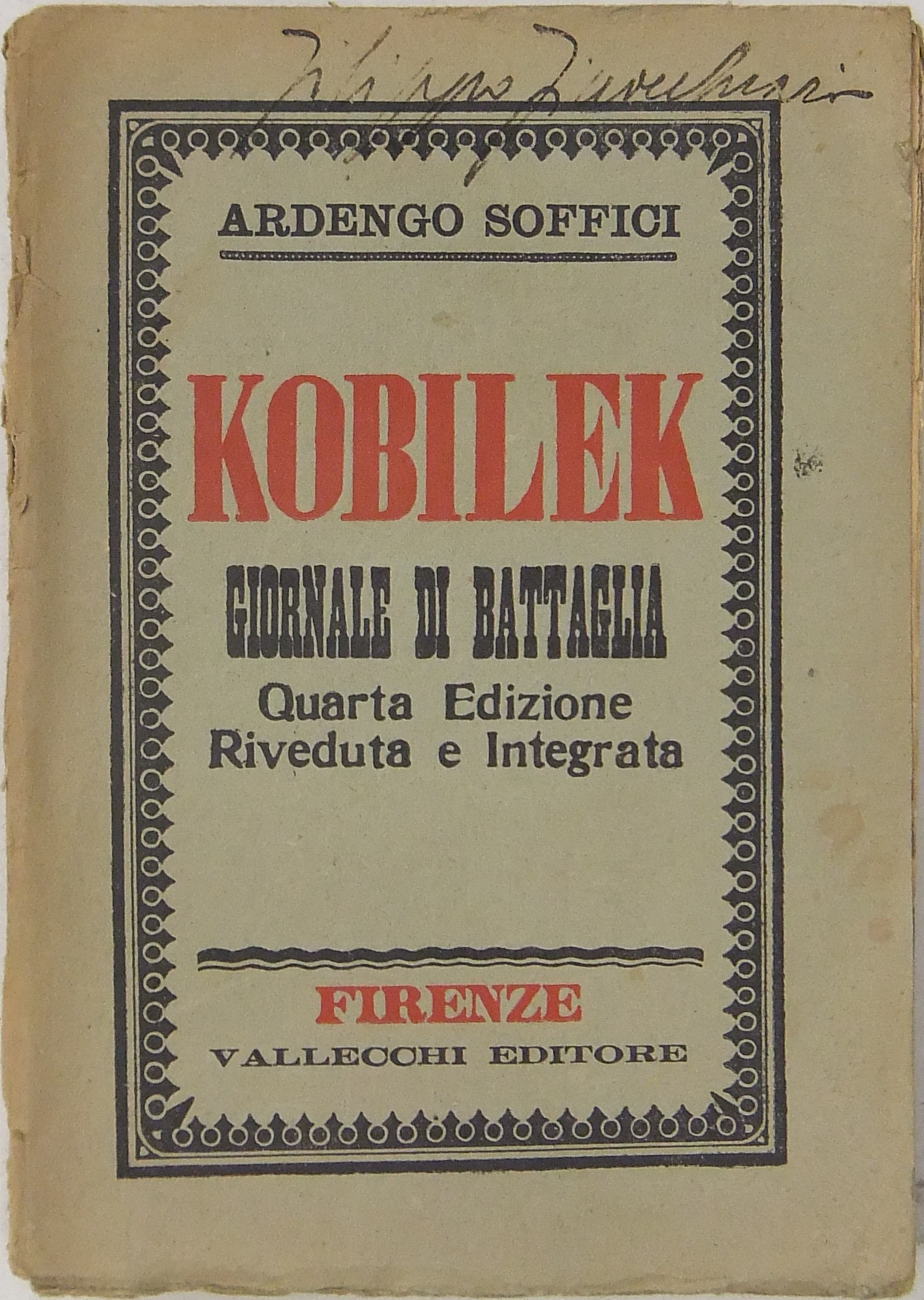 Kobilek. Giornale di battaglia