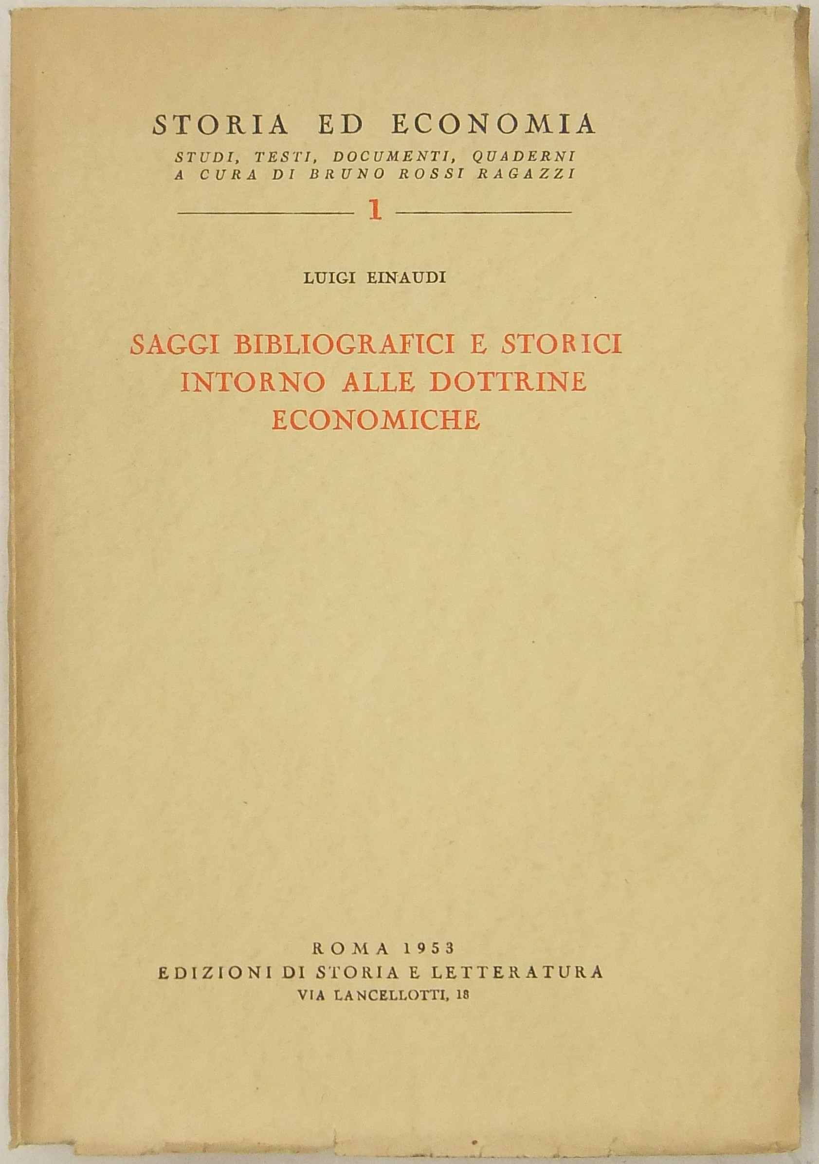 Saggi bibliografici e storici intorno alle dottrin