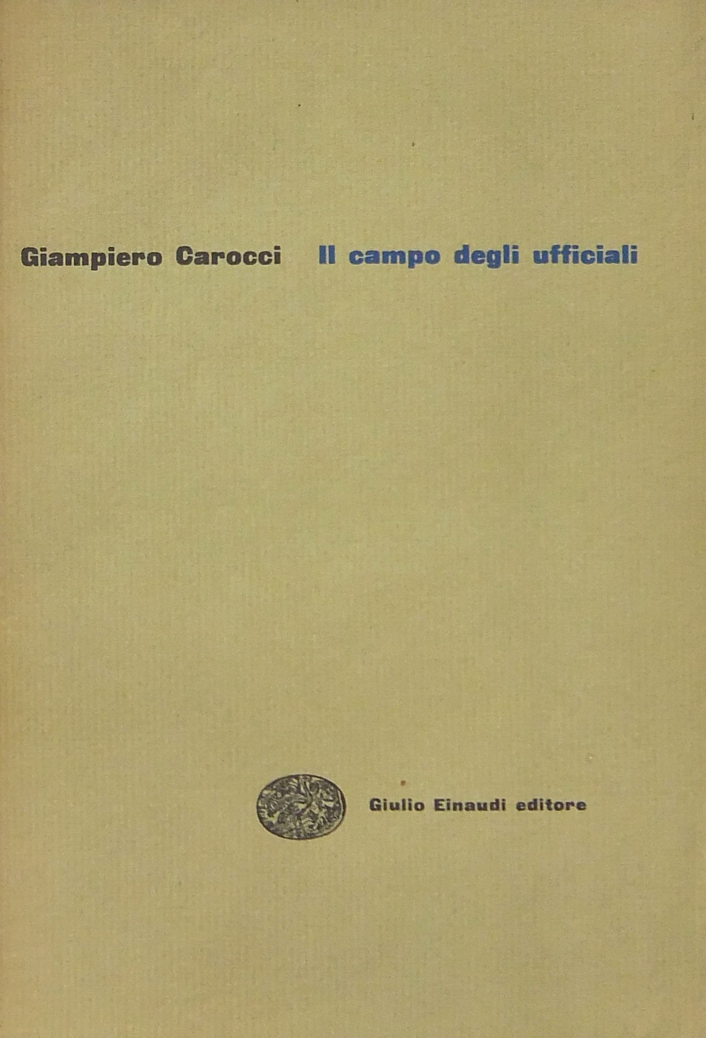 Il campo degli ufficiali