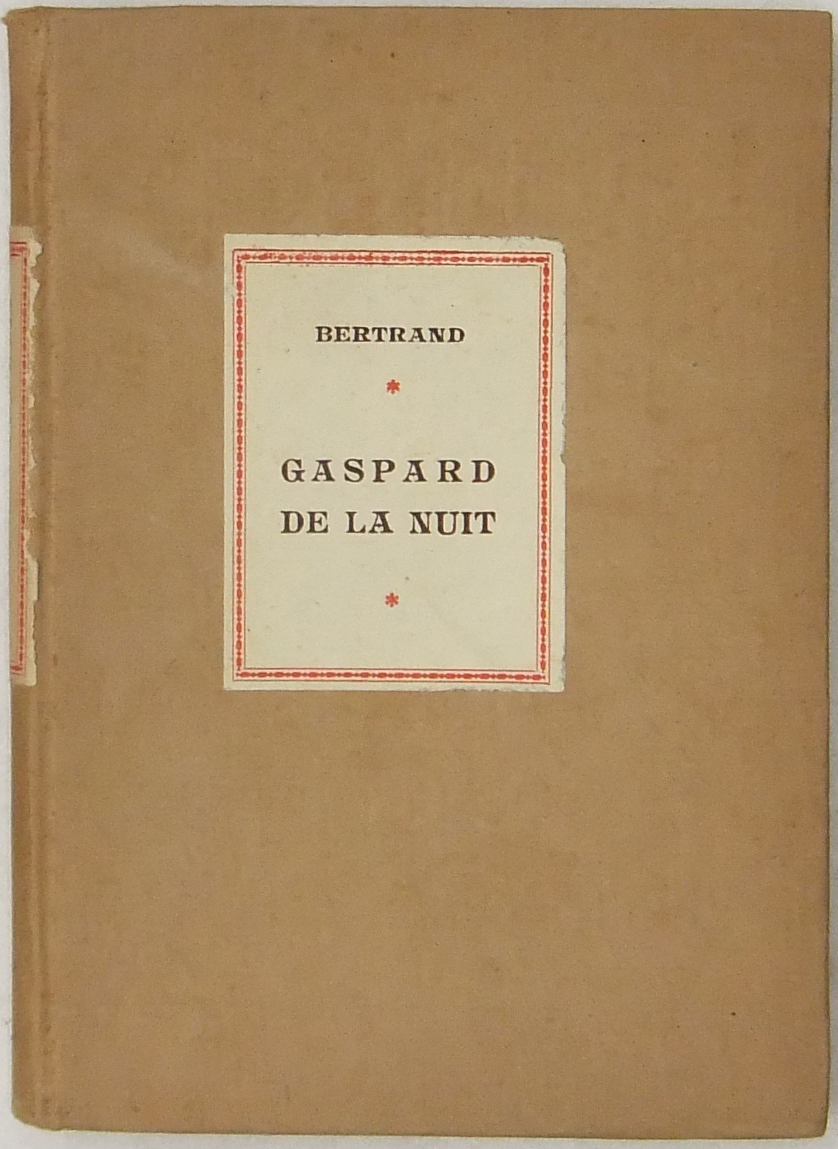Gaspard de la nuit. Fantasies a la maniere de Remb