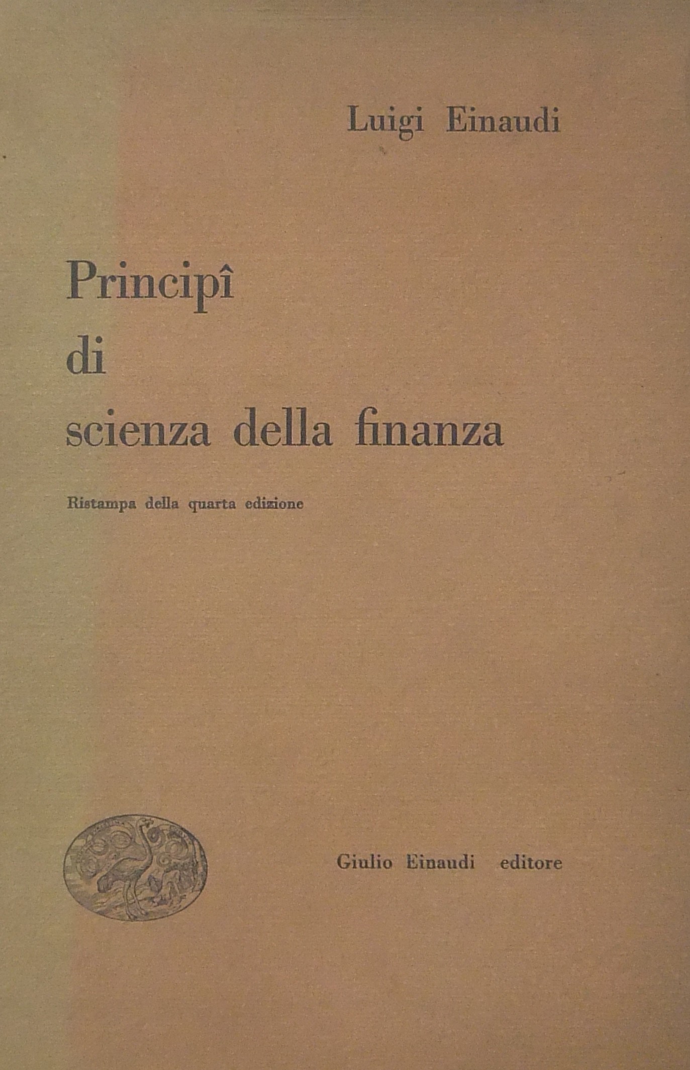 Principi di scienza della finanza