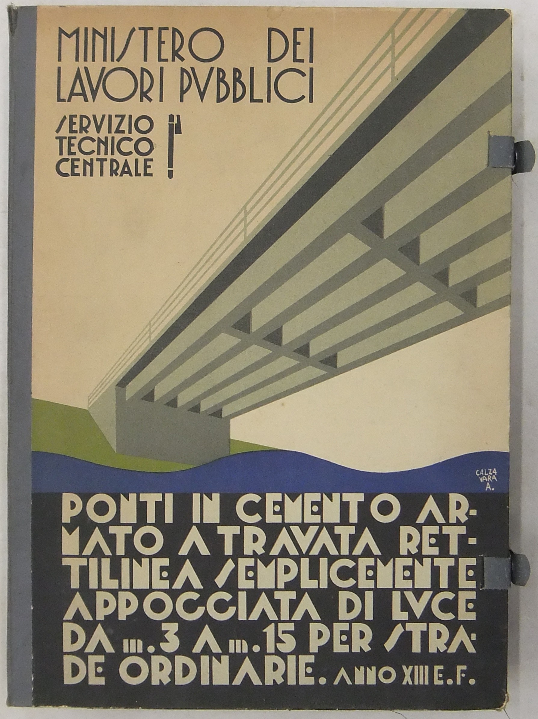 Ponti in cemento armato a travata rettilinea sempl