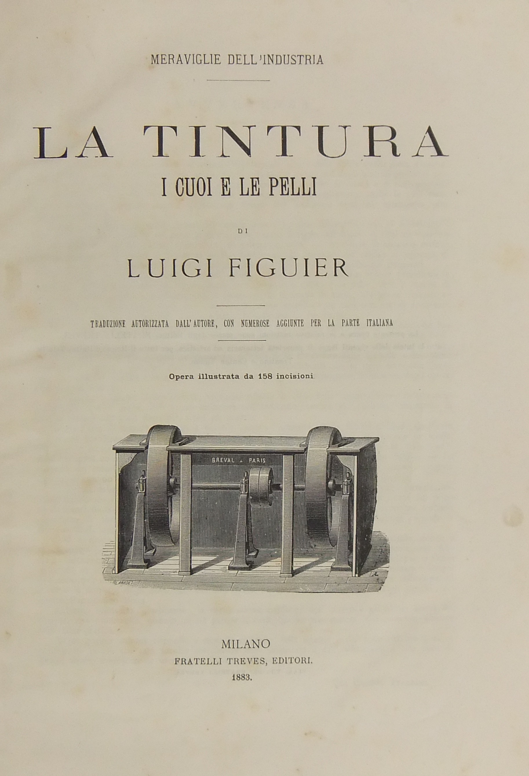 La tintura i cuoi e le pelli.. Traduzione autorizz