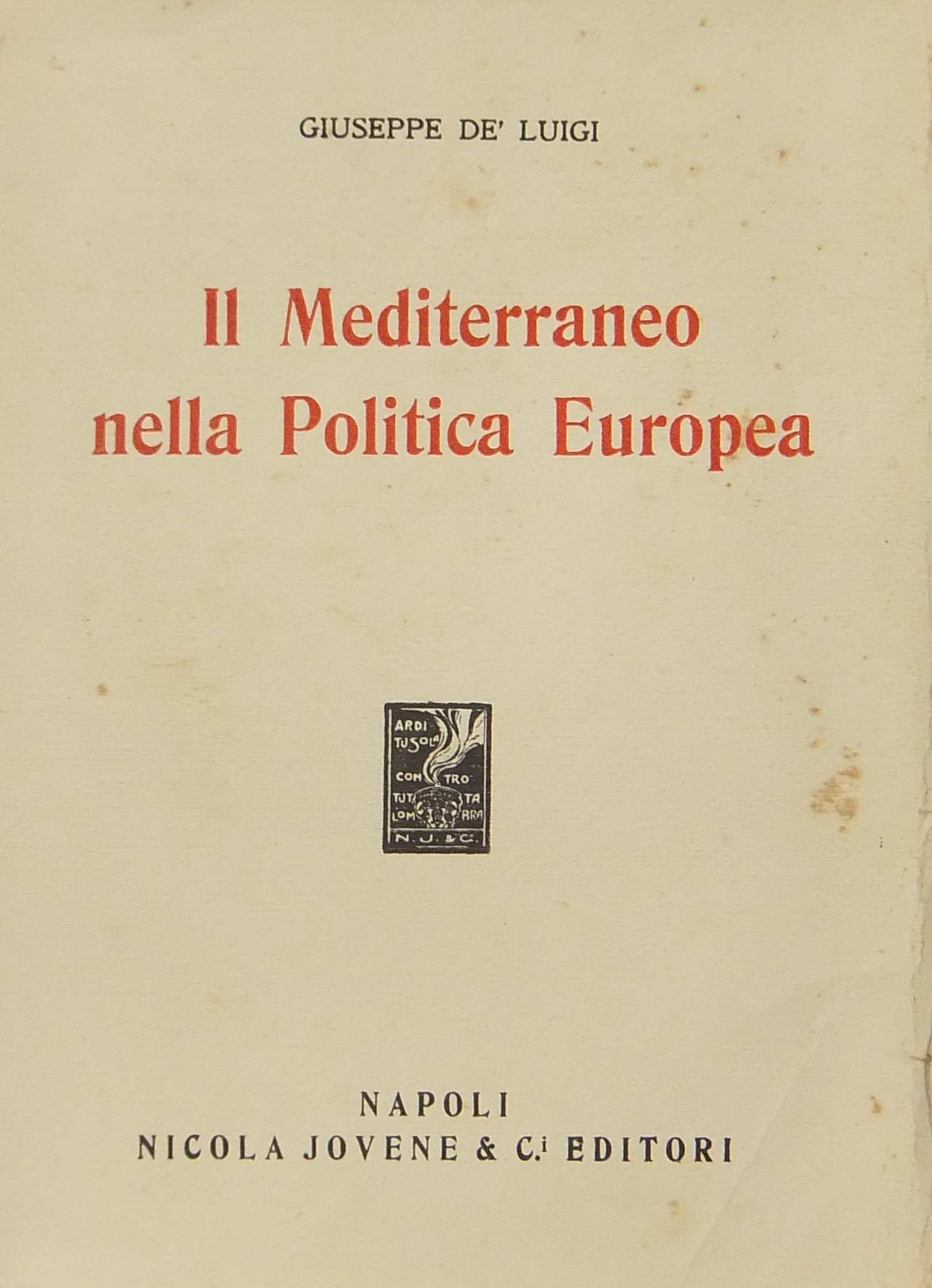 Il mediterraneo nella politica europea